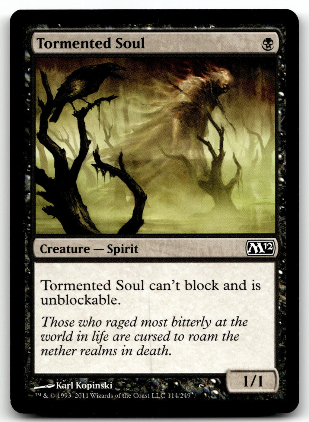 Tormented Soul 111 Common Magic 2013 (M13) Magic: The Gathering Near Mint