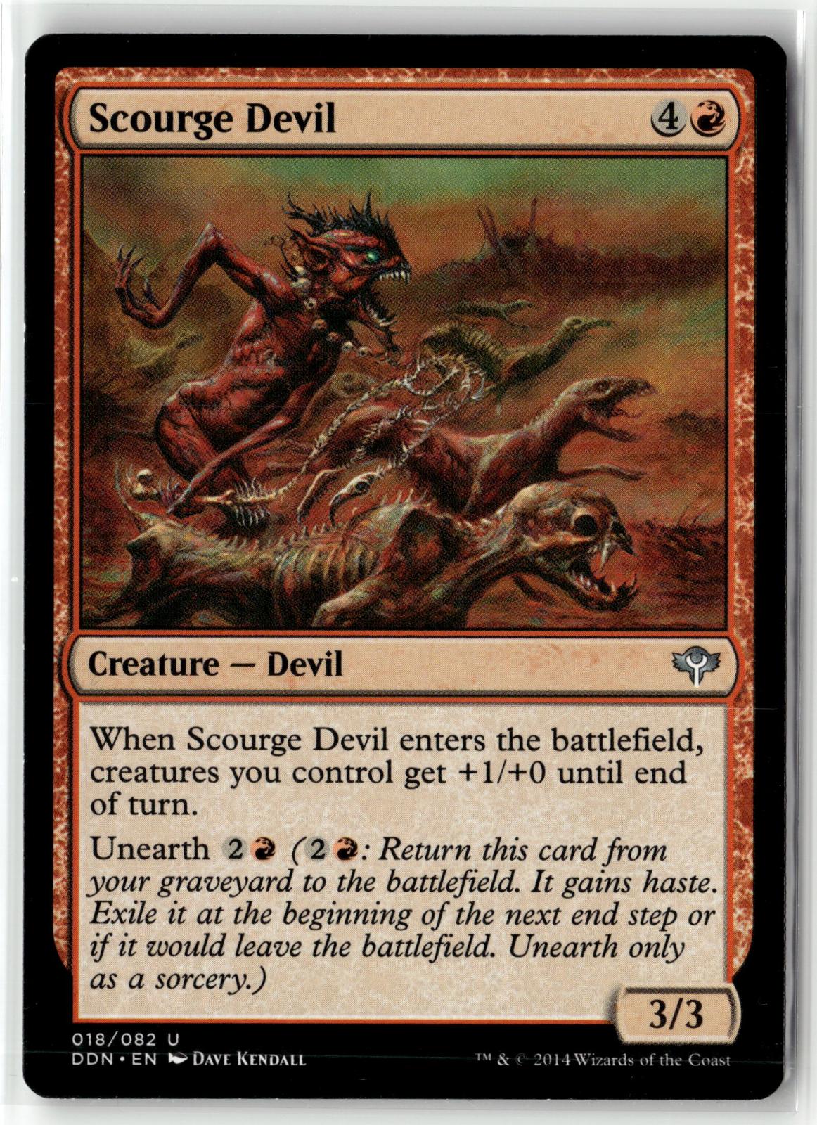 Scourge Devil 18 Uncommon Duel Decks: Speed vs. Cunning Magic: The Gathering NM