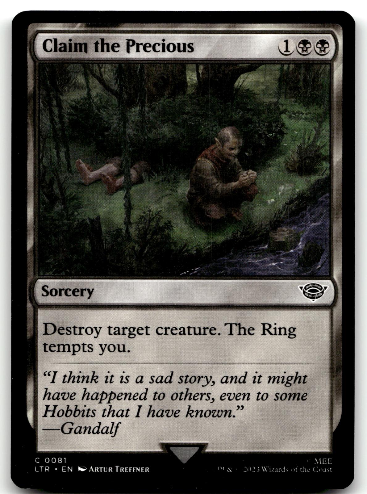 Claim the Precious 81 Universes Beyond: The Lord of the Rings: Tales of Middle-earth Magic: The Gathering NM