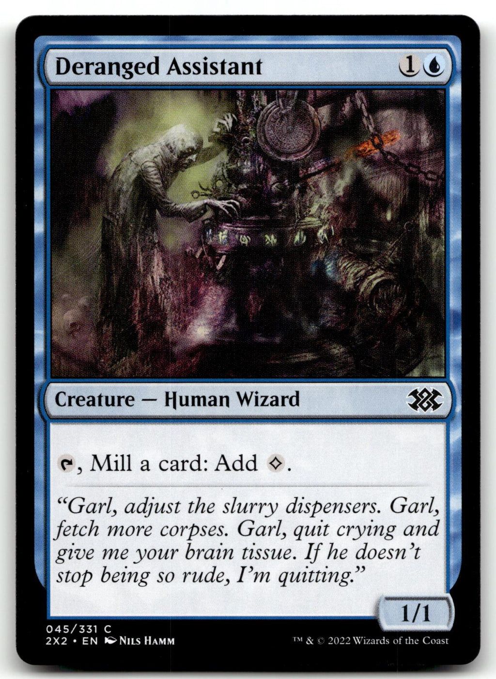 Deranged Assistant 45 Common Double Masters 2022 Magic: The Gathering Near Mint