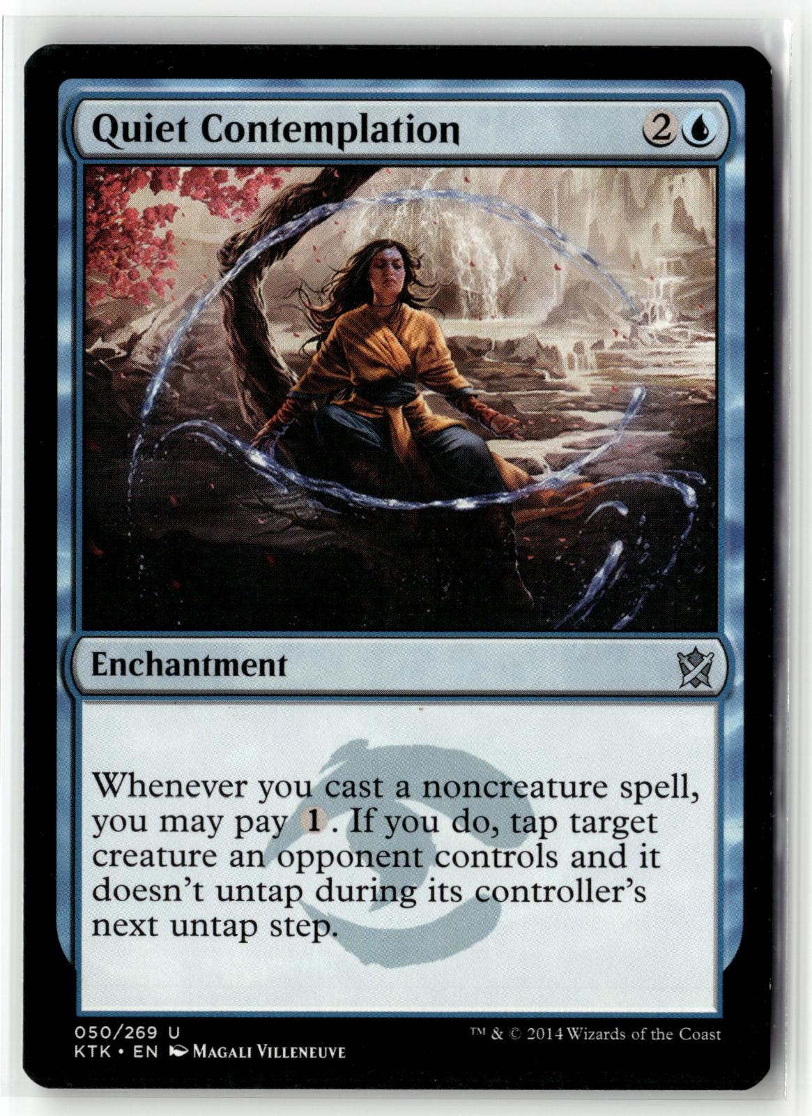Quiet Contemplation 50 Uncommon Khans of Tarkir Magic: The Gathering Near Mint
