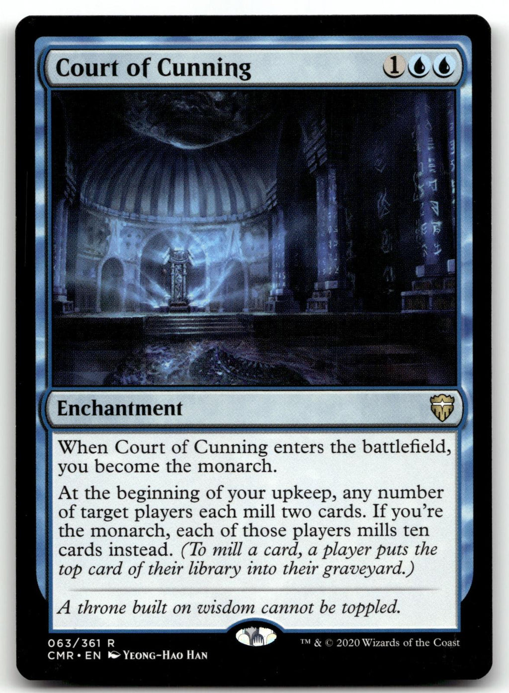 Court of Cunning 63 Rare Commander Legends Magic: The Gathering Near Mint