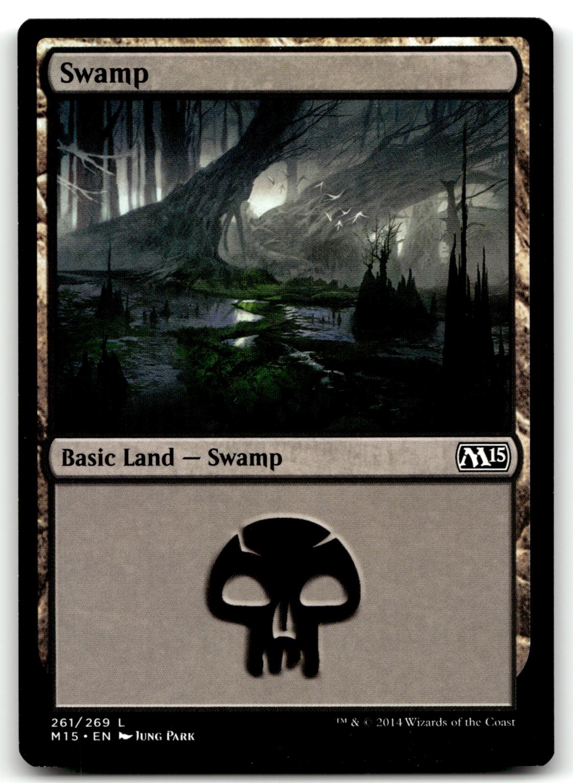 Swamp (261) 261 Land Magic 2015 (M15) Magic: The Gathering Near Mint
