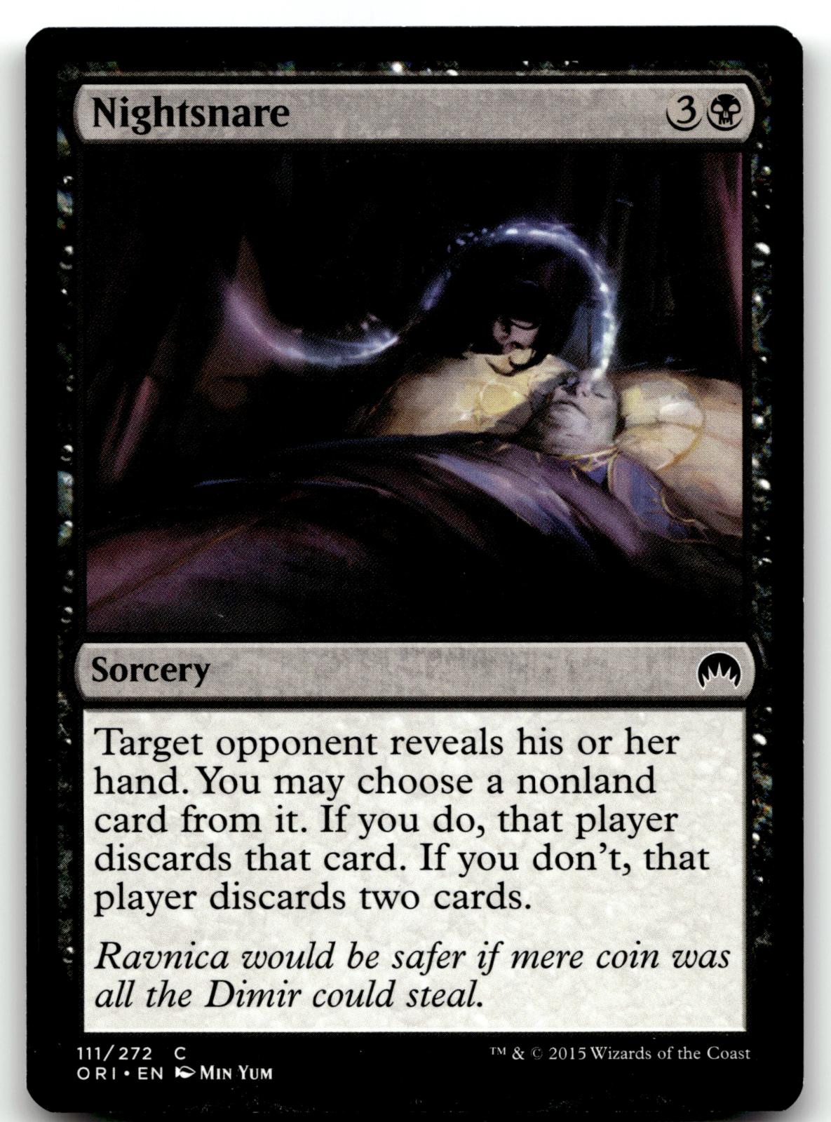 Nightsnare 111 Common Magic Origins Magic: The Gathering Near Mint
