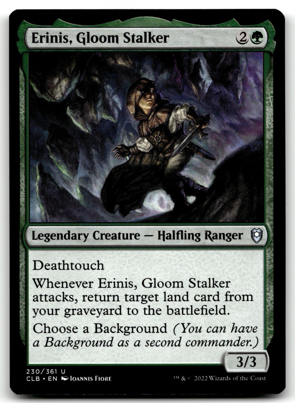 Erinis, Gloom Stalker 230 Commander Legends: Battle for Baldur's Gate Magic