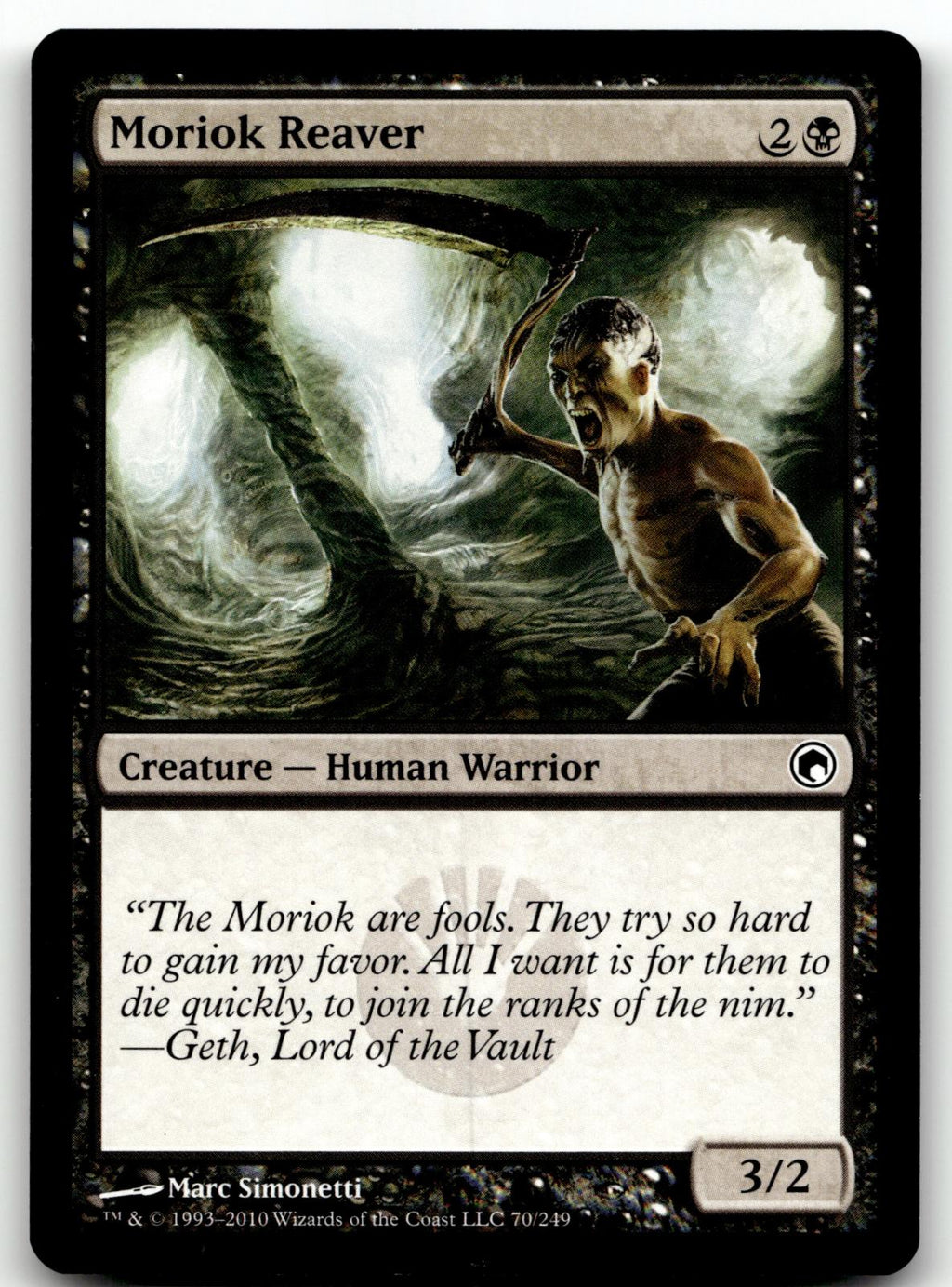Moriok Reaver 70 Common Scars of Mirrodin Magic: The Gathering Near Mint