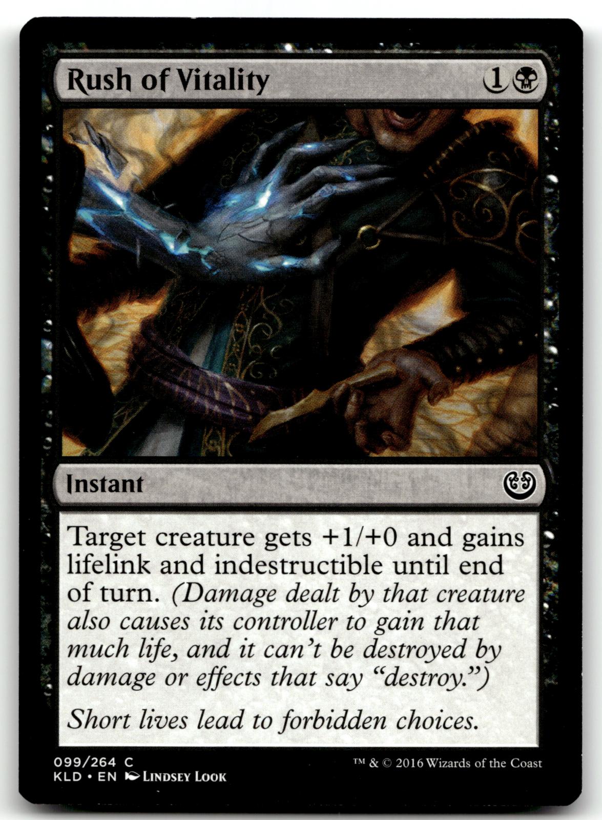 Rush of Vitality 99 Common Kaladesh Magic: The Gathering Near Mint