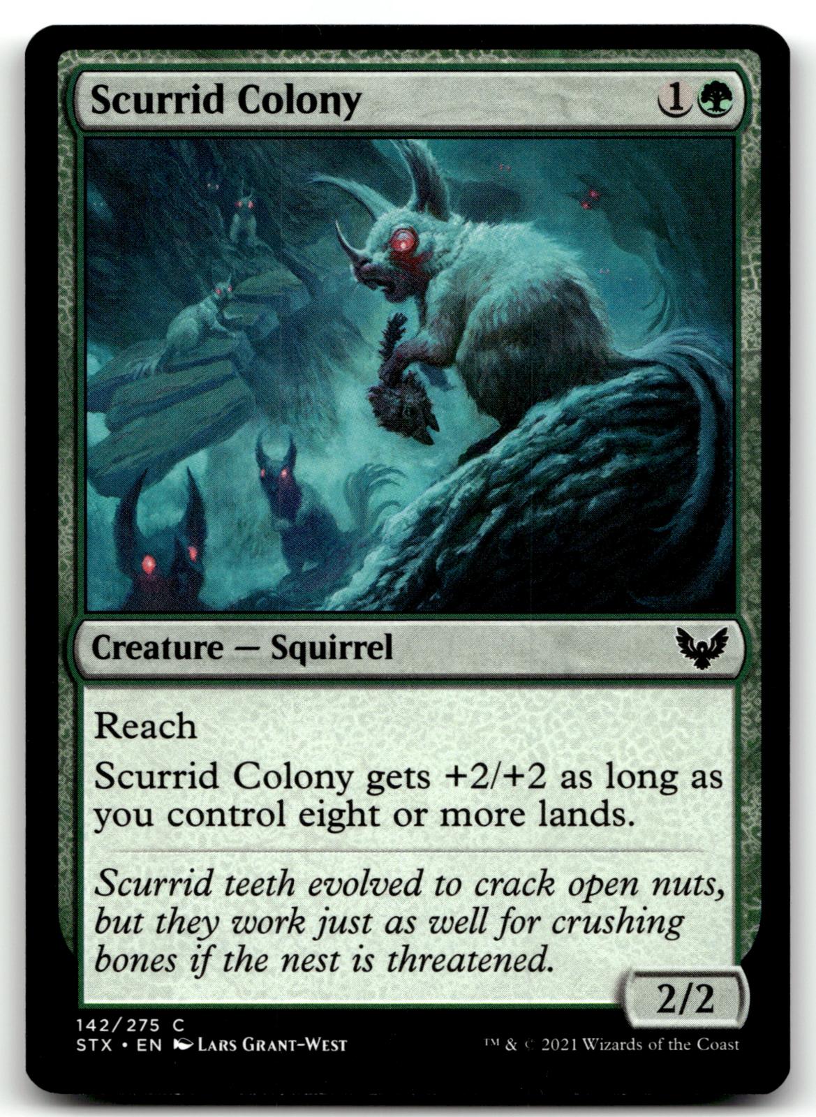 Scurrid Colony 142 Common Strixhaven: School of Mages Magic: The Gathering NM