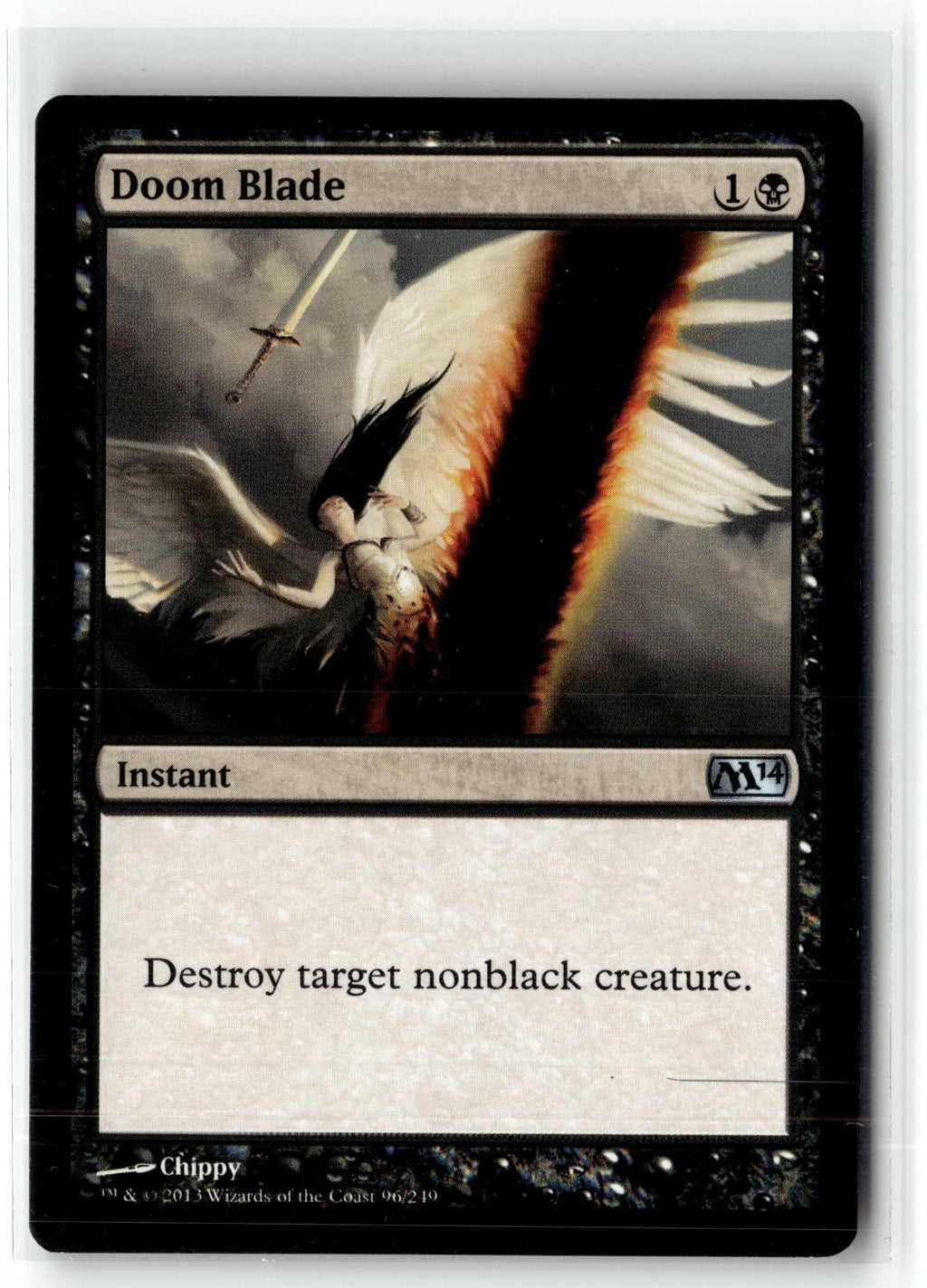 Doom Blade 96 Uncommon Magic 2014 (M14) Magic: The Gathering Near Mint