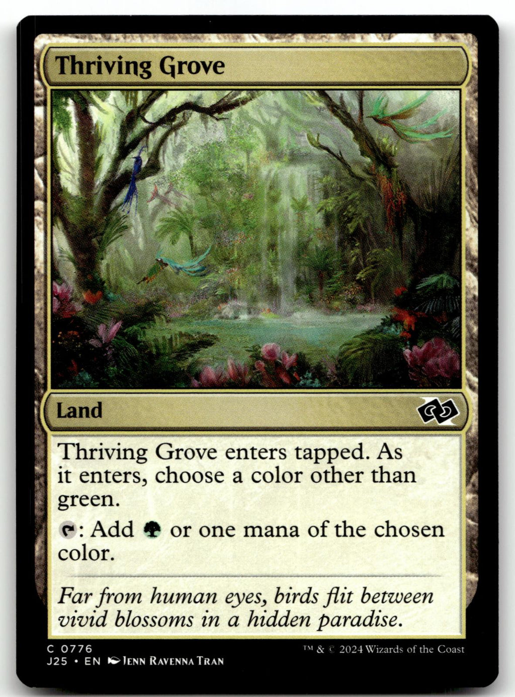 Thriving Grove 776 Common Foundations Jumpstart Magic: The Gathering Near Mint