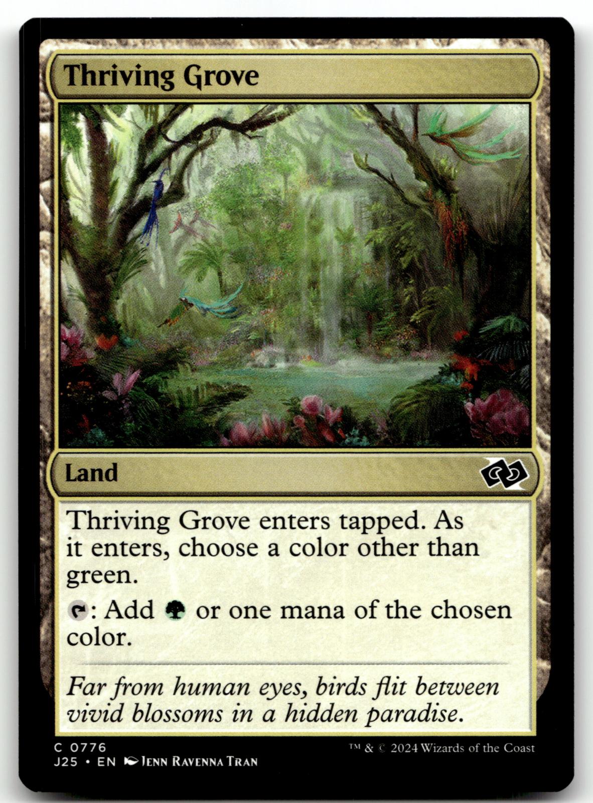 Thriving Grove 776 Common Foundations Jumpstart Magic: The Gathering Near Mint