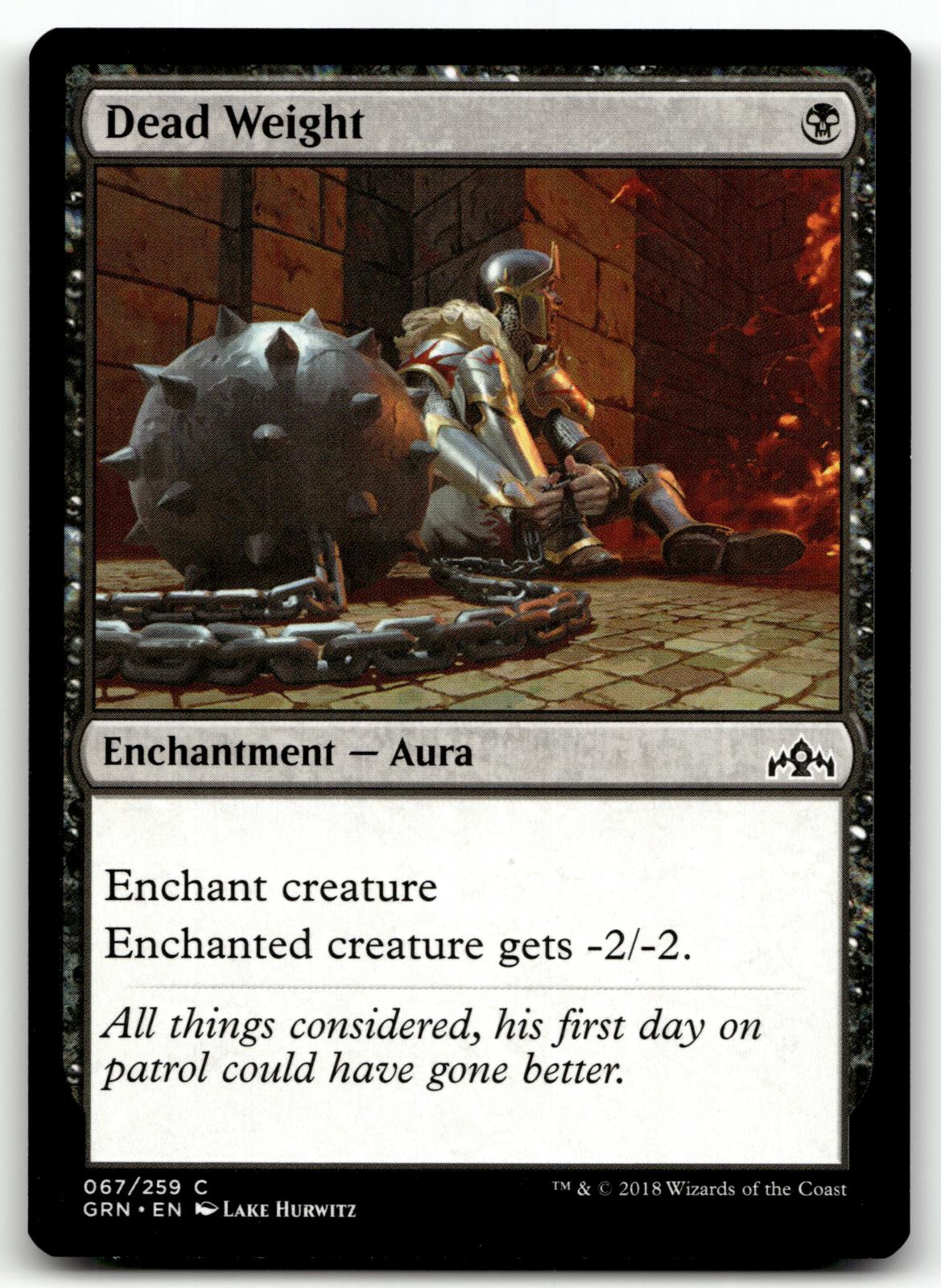 Dead Weight 67 Common Guilds of Ravnica Magic: The Gathering Near Mint