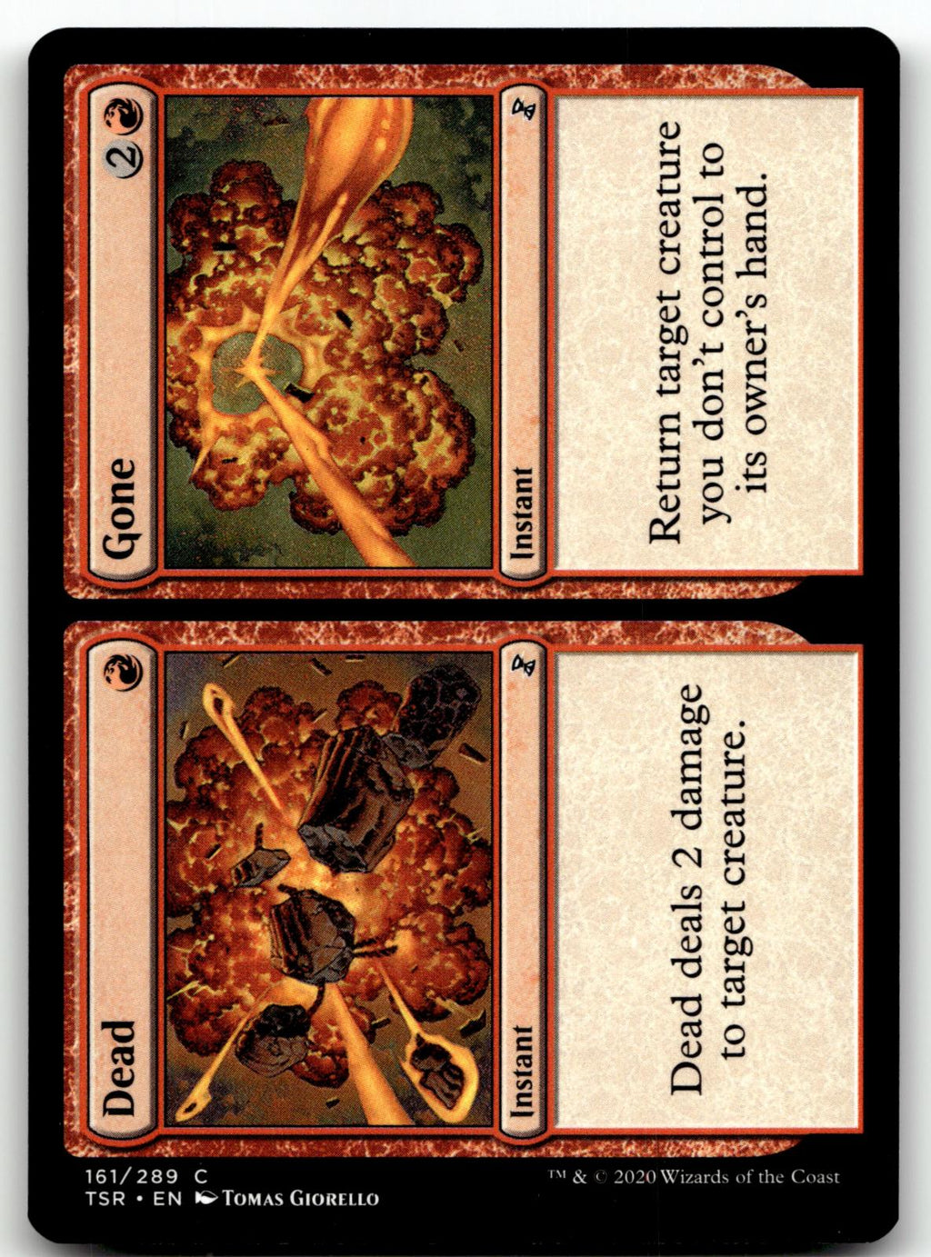 Dead // Gone 161 Common Time Spiral: Remastered Magic: The Gathering Near Mint