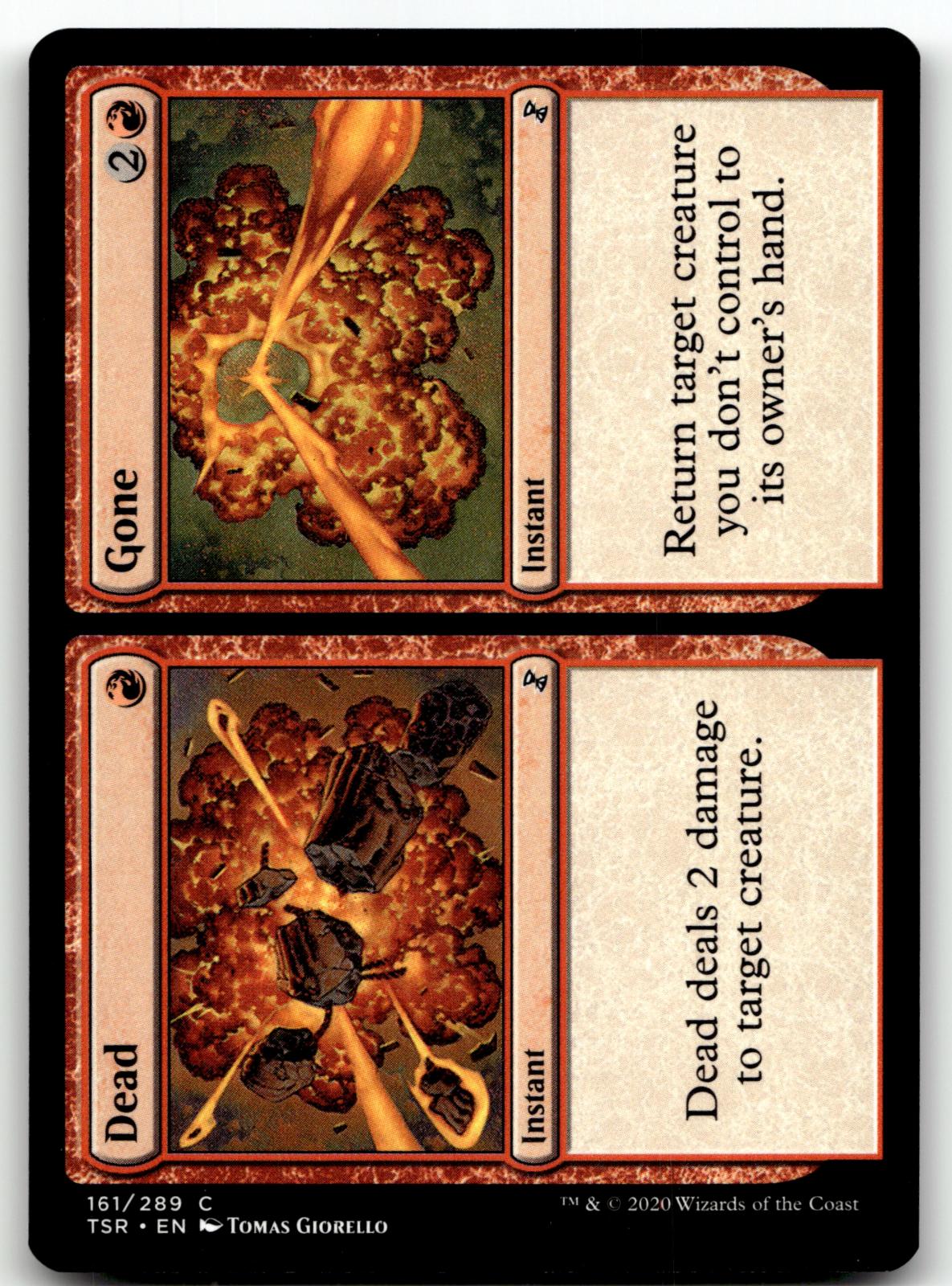 Dead // Gone 161 Common Time Spiral: Remastered Magic: The Gathering Near Mint