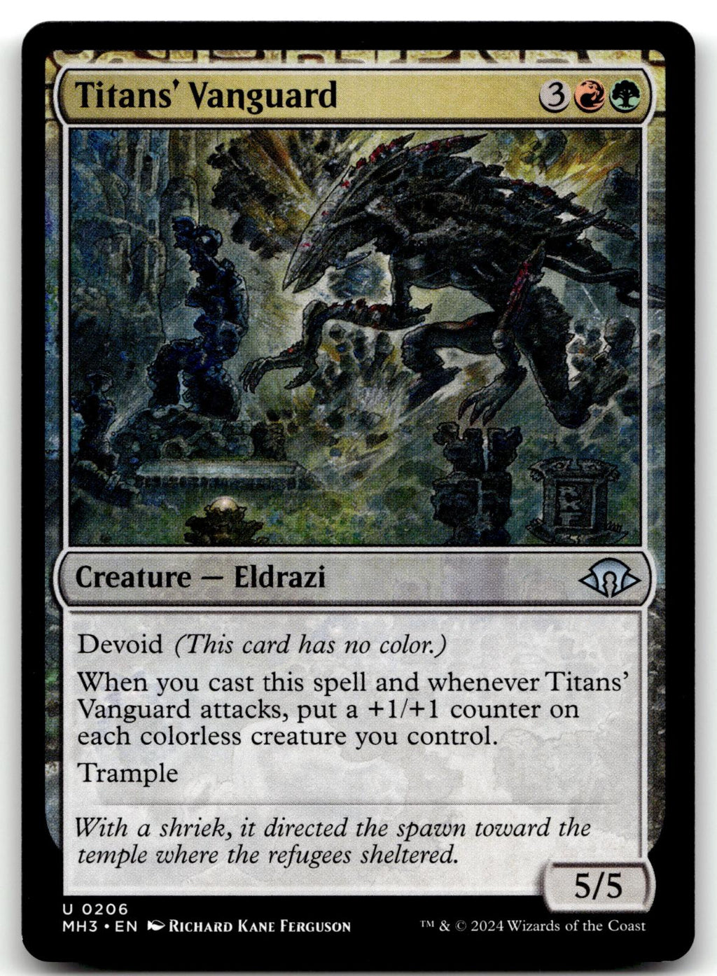 Titans' Vanguard 206 Uncommon Modern Horizons 3 Magic: The Gathering Near Mint