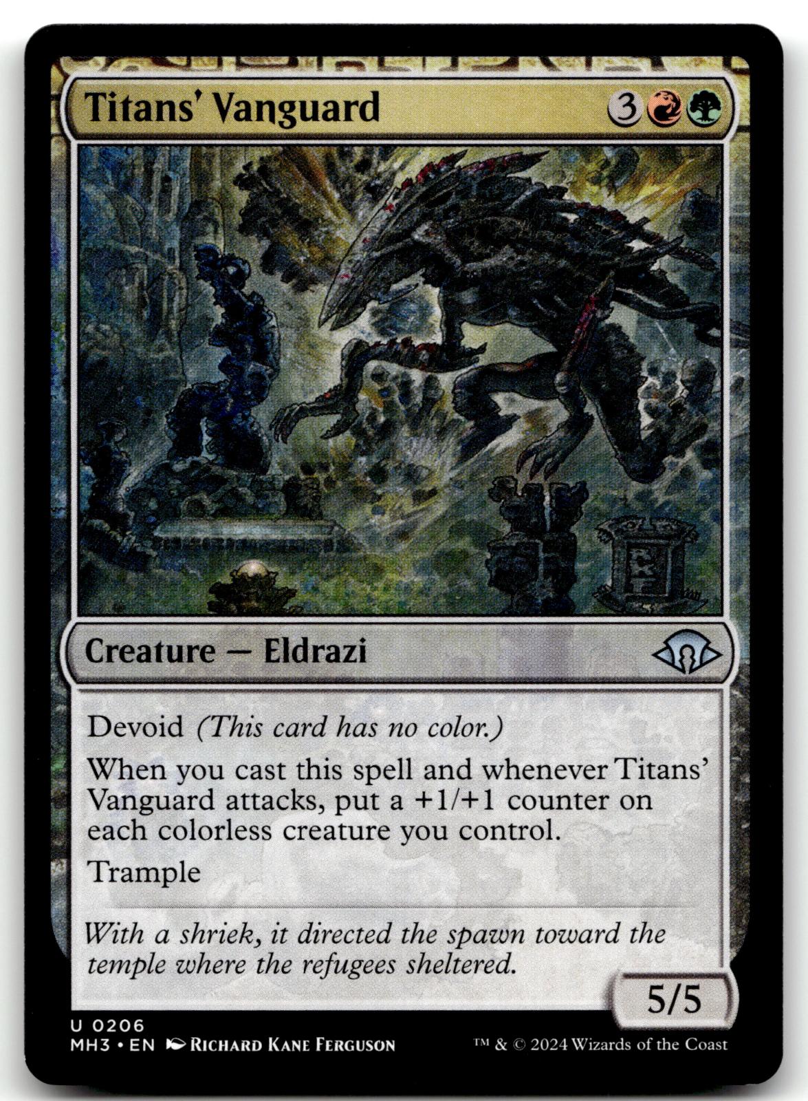 Titans' Vanguard 206 Uncommon Modern Horizons 3 Magic: The Gathering Near Mint