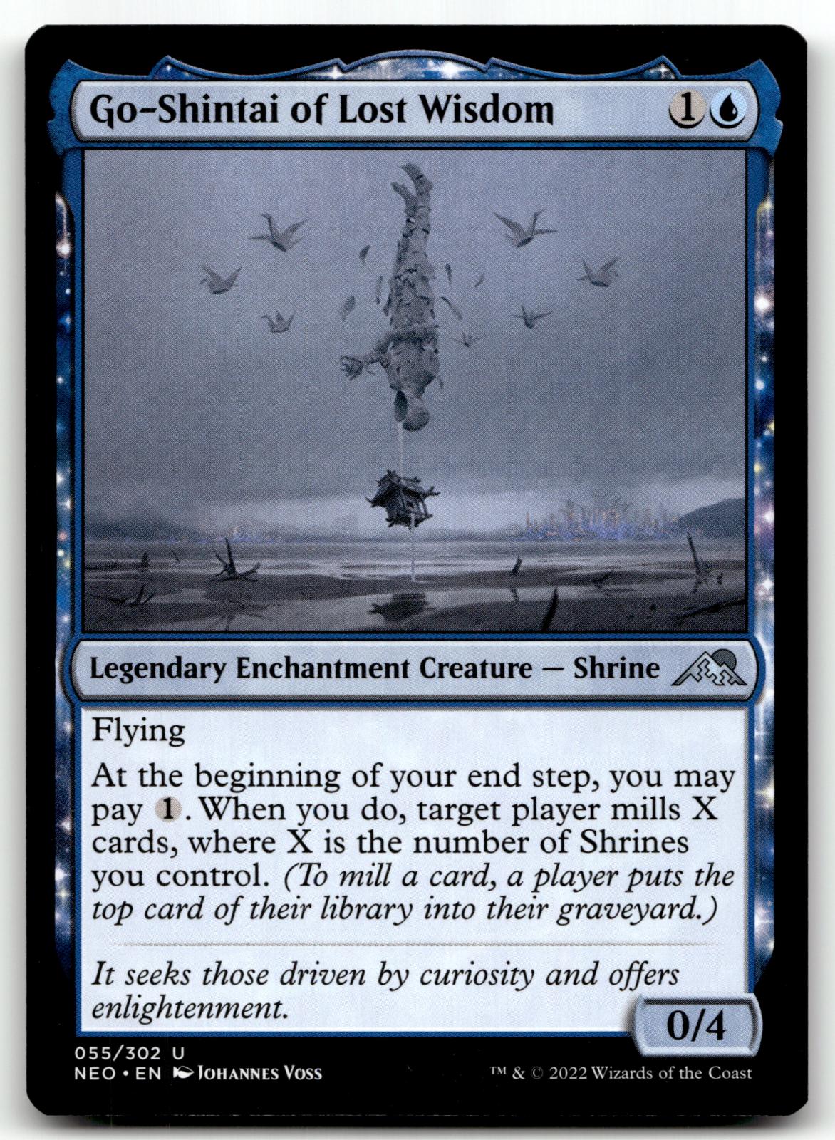 Go-Shintai of Lost Wisdom 55 Kamigawa: Neon Dynasty Magic: The Gathering NM