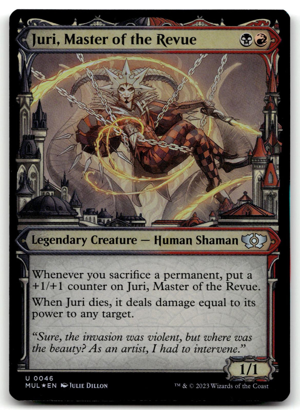Juri, Master of the Revue 46 March of the Machine: Multiverse Legends Magic: The Gathering Foil NM
