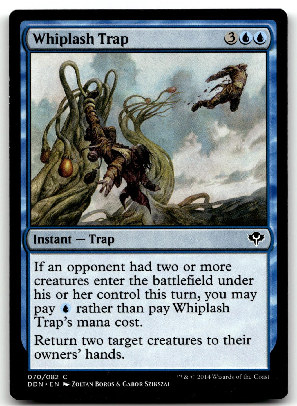 Whiplash Trap 70 Common Duel Decks: Speed vs. Cunning Magic: The Gathering NM
