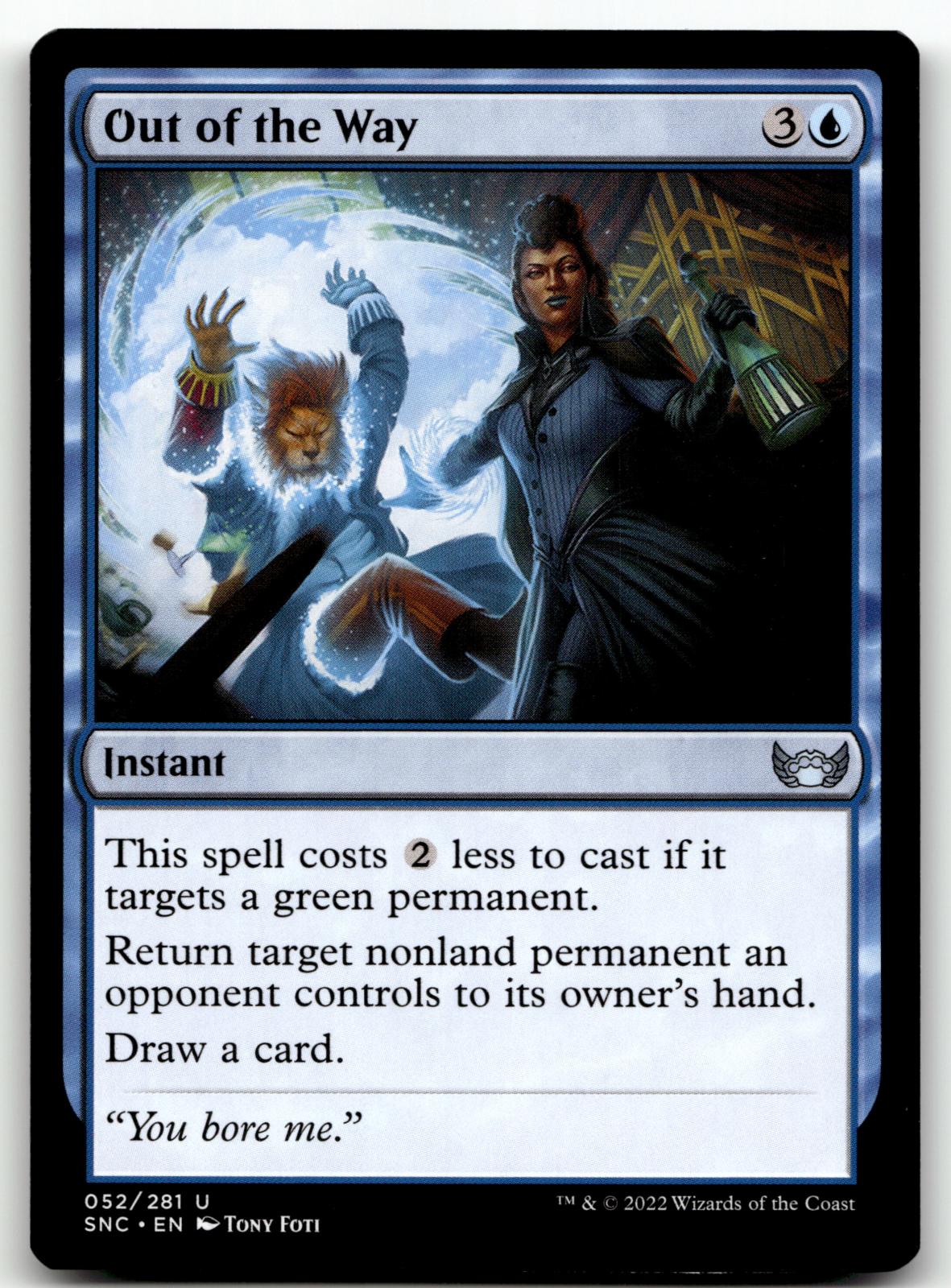 Out of the Way 52 Uncommon Streets of New Capenna Magic: The Gathering Near Mint