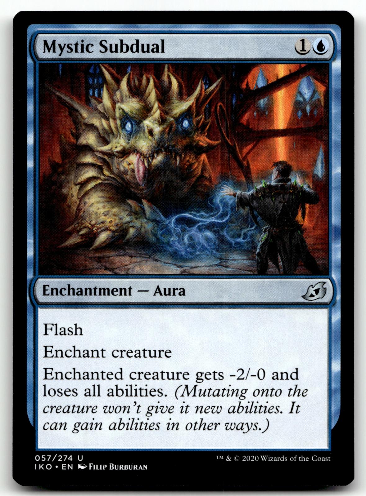 Mystic Subdual 57 Uncommon Ikoria: Lair of Behemoths Magic: The Gathering NM