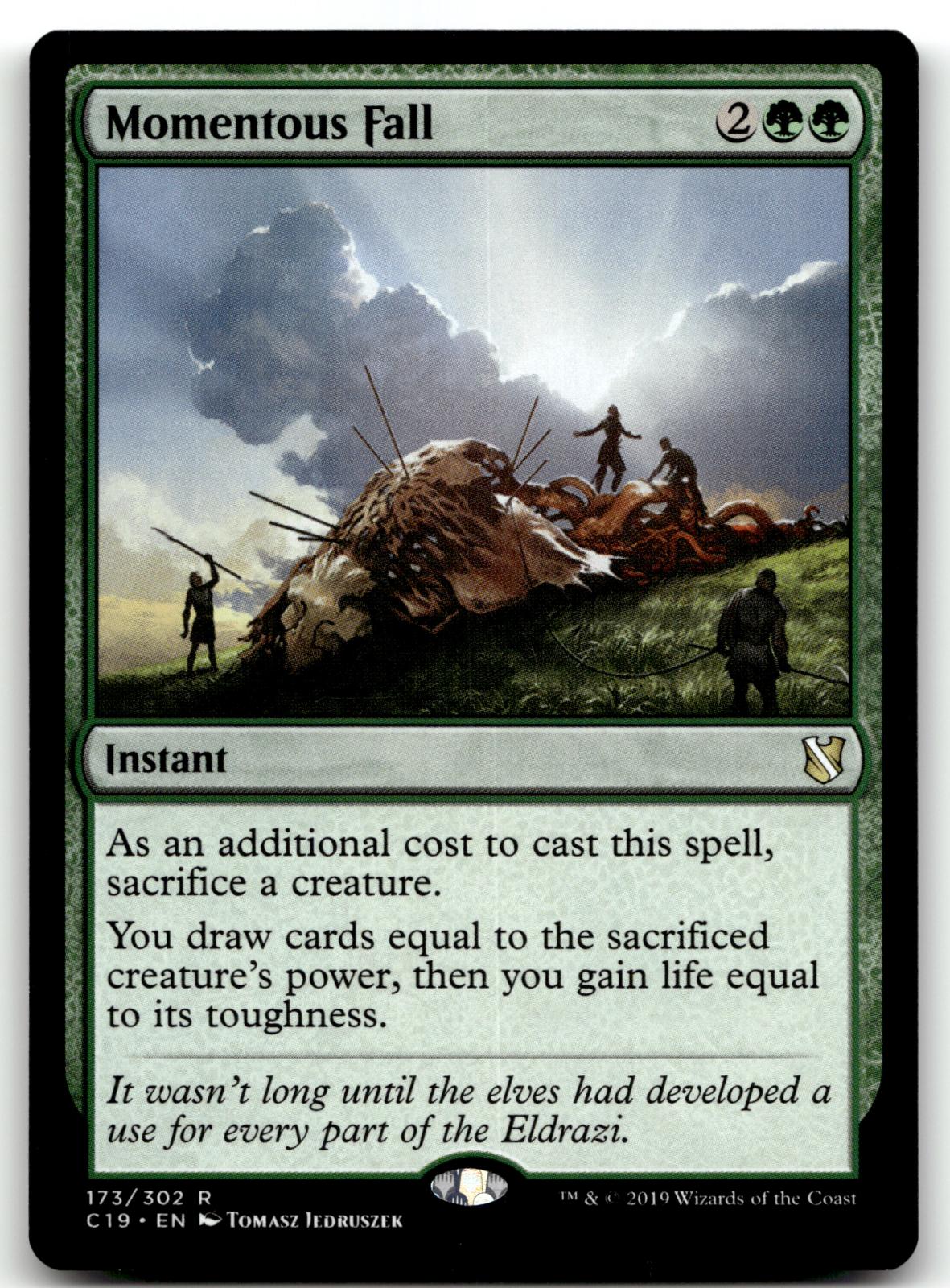 Momentous Fall 173 Rare Commander 2019 Magic: The Gathering Near Mint