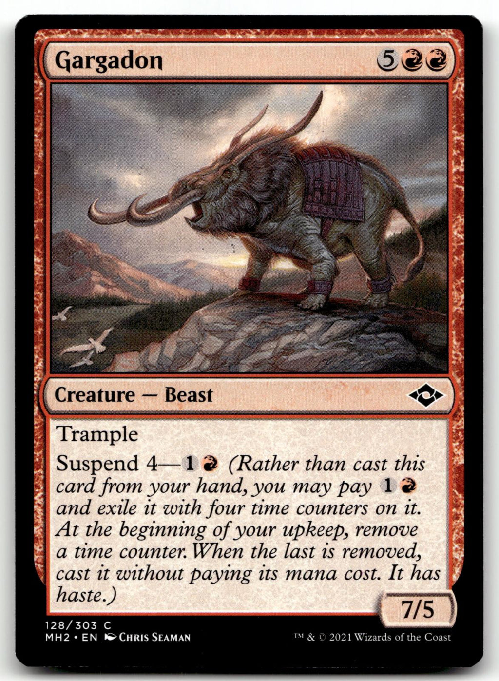 Gargadon 128 Common Modern Horizons 2 Magic: The Gathering Near Mint