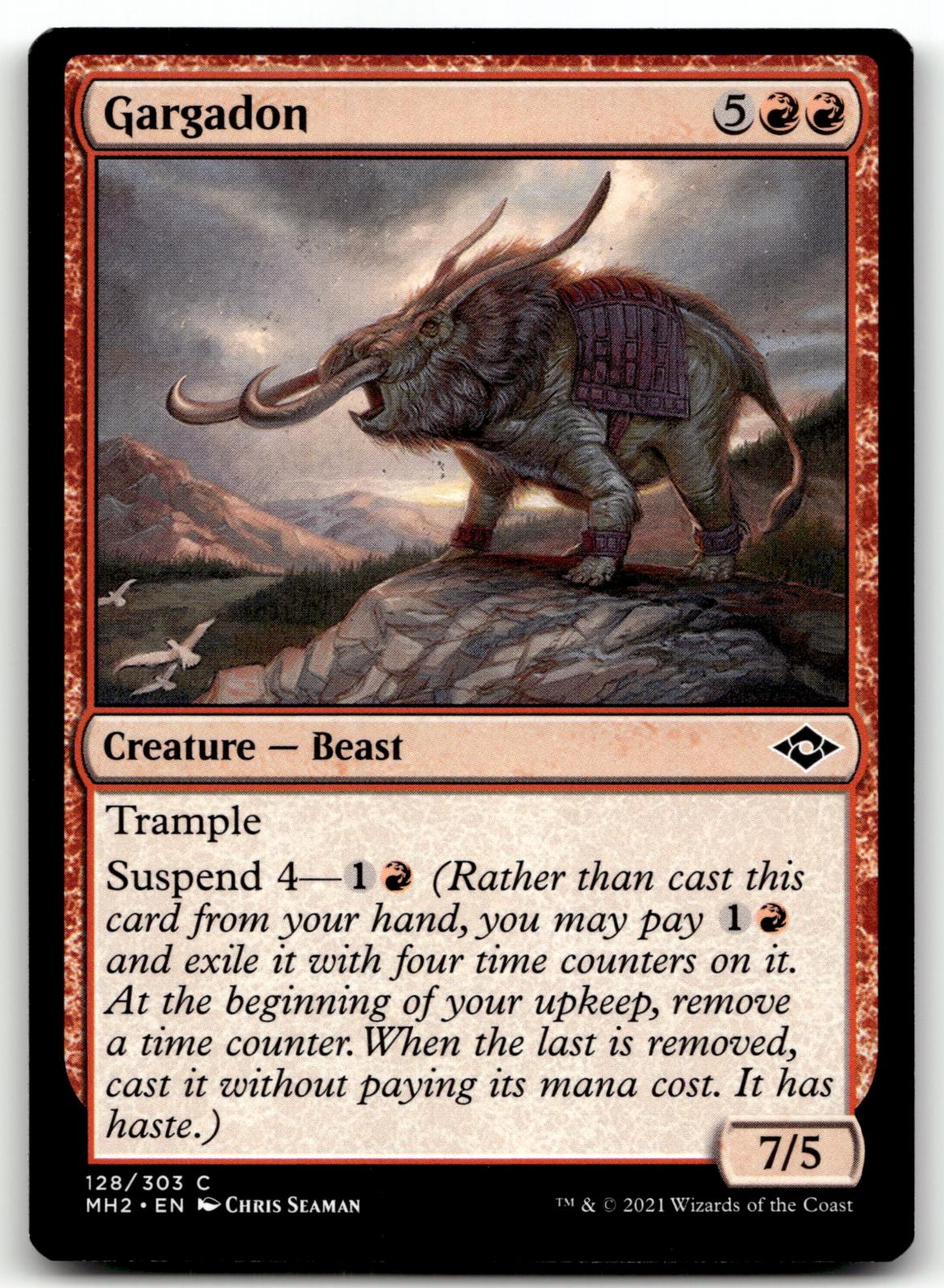 Gargadon 128 Common Modern Horizons 2 Magic: The Gathering Near Mint