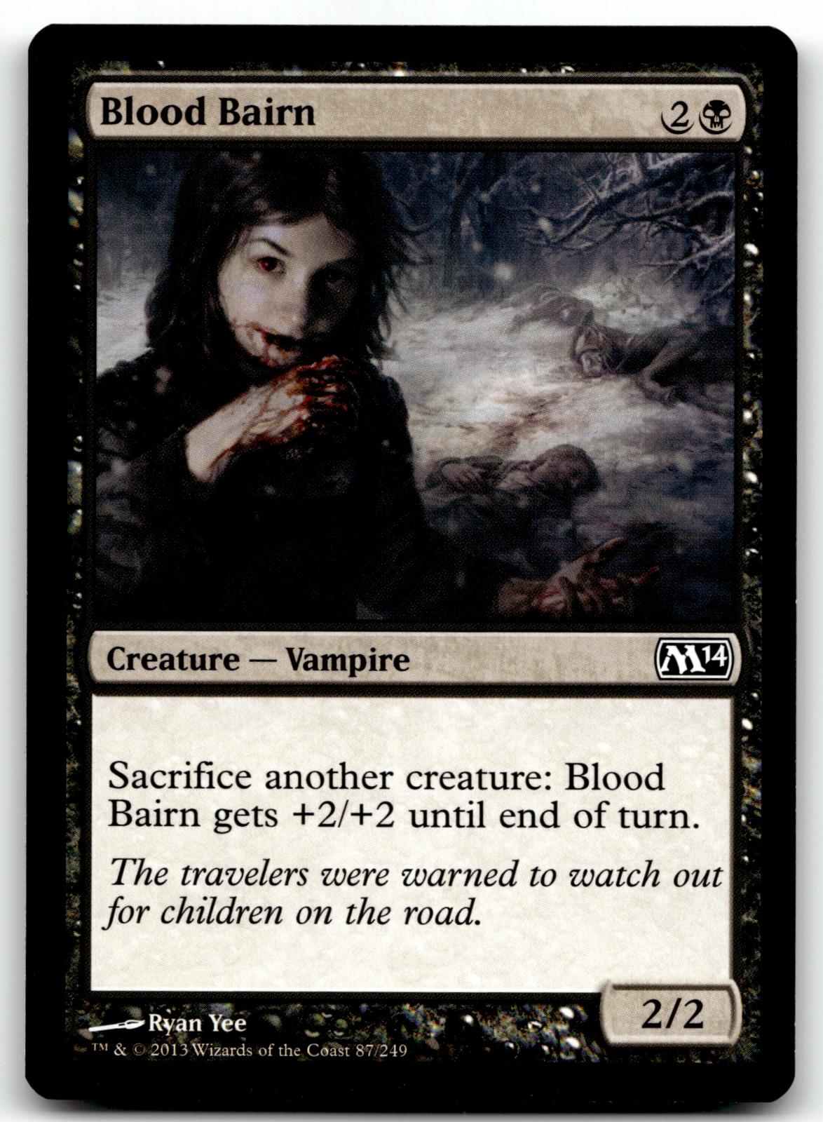 Blood Bairn 87 Common Magic 2014 (M14) Magic: The Gathering Near Mint