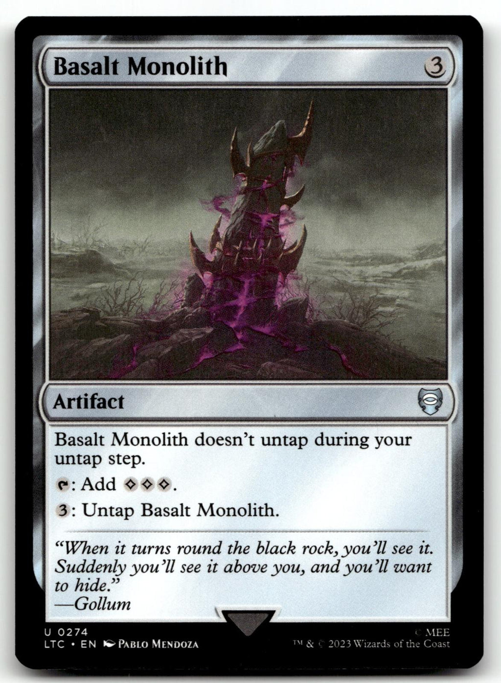 Basalt Monolith 274 Commander: The Lord of the Rings: Tales of Middle-earth 