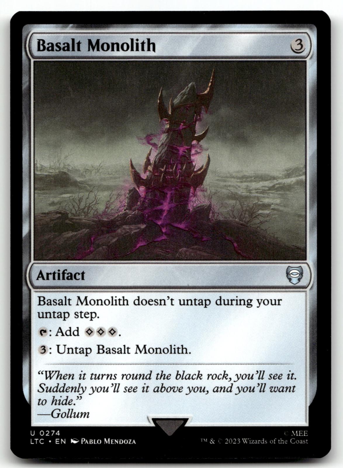 Basalt Monolith 274 Commander: The Lord of the Rings: Tales of Middle-earth 