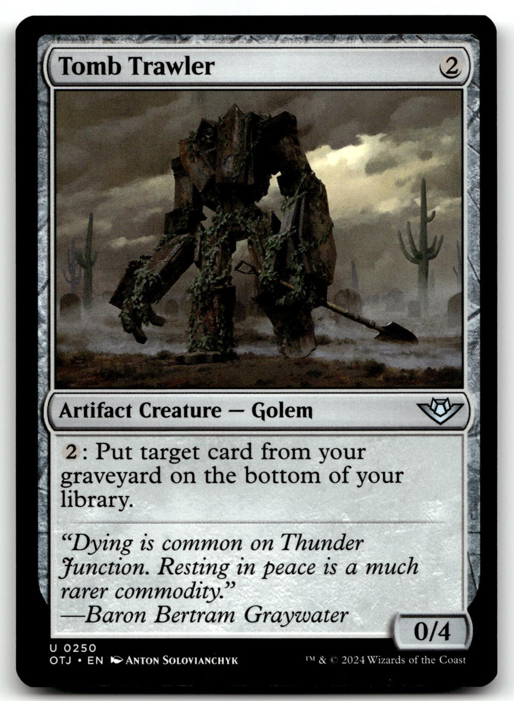 Tomb Trawler 250 Uncommon Outlaws of Thunder Junction Magic: The Gathering NM