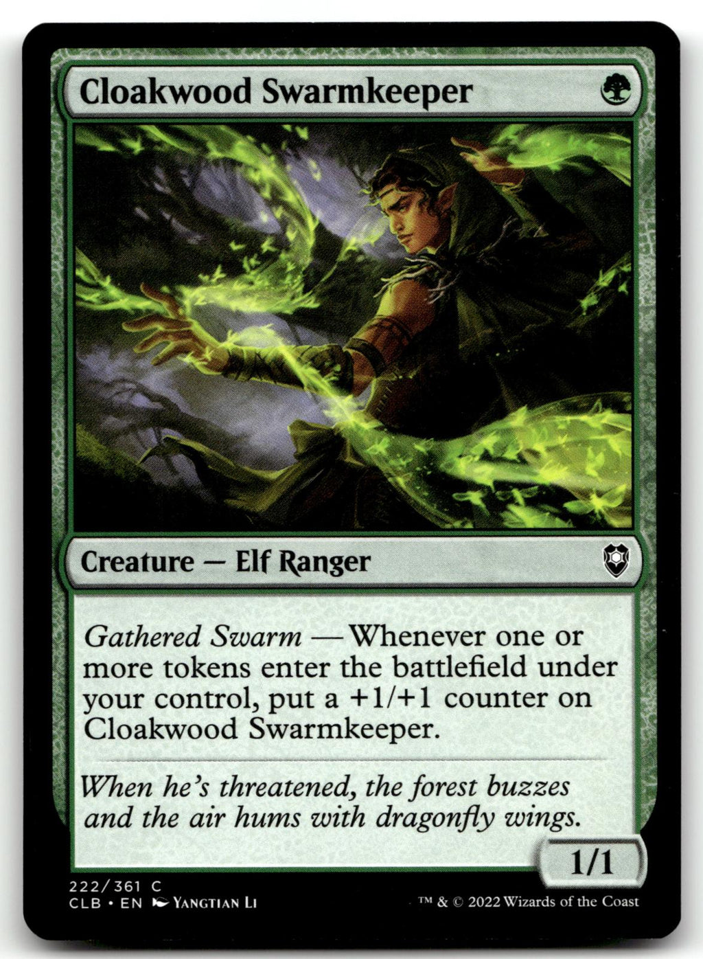 Cloakwood Swarmkeeper 222 Commander Legends: Battle for Baldur's Gate Magic
