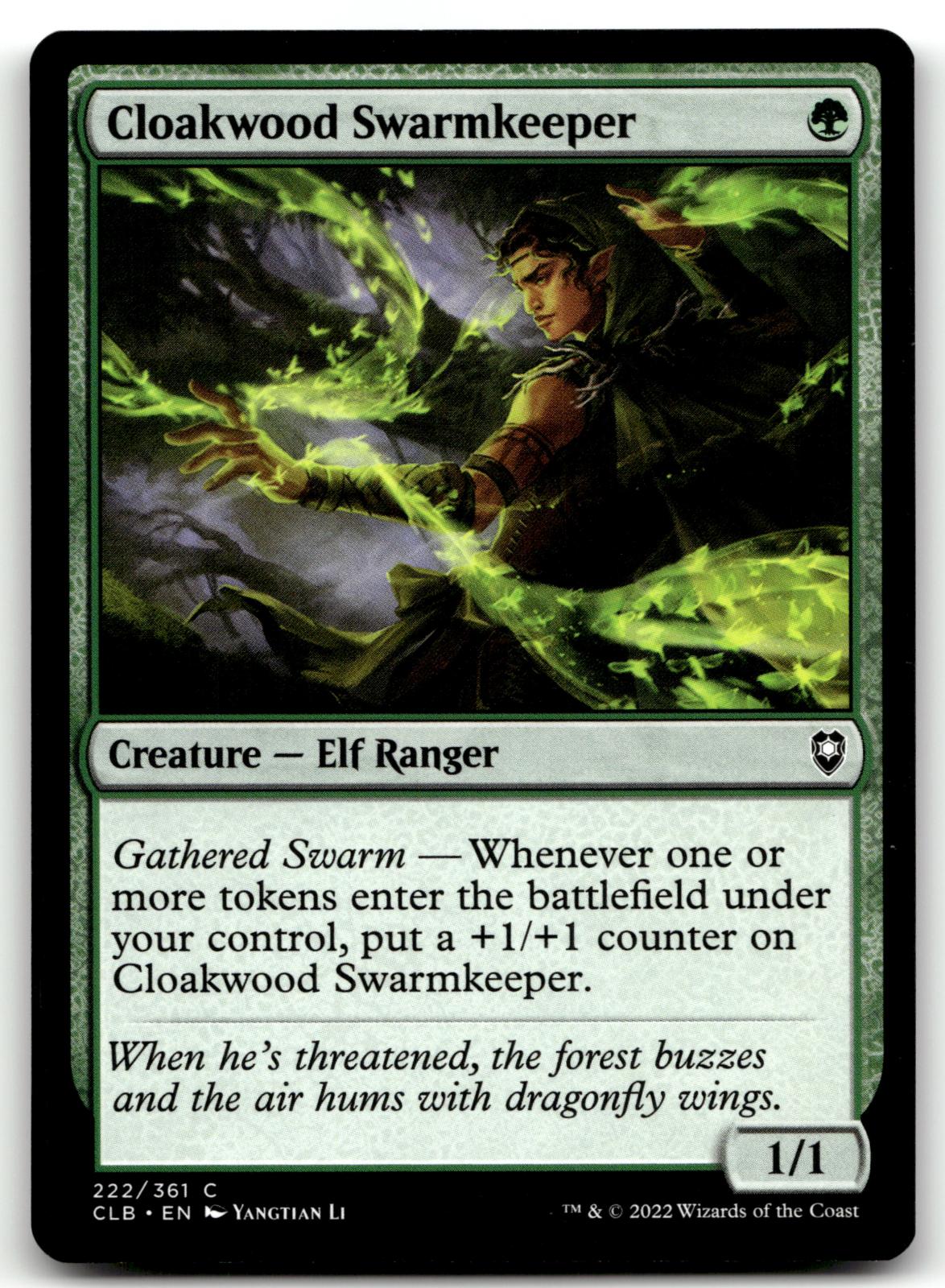 Cloakwood Swarmkeeper 222 Commander Legends: Battle for Baldur's Gate Magic