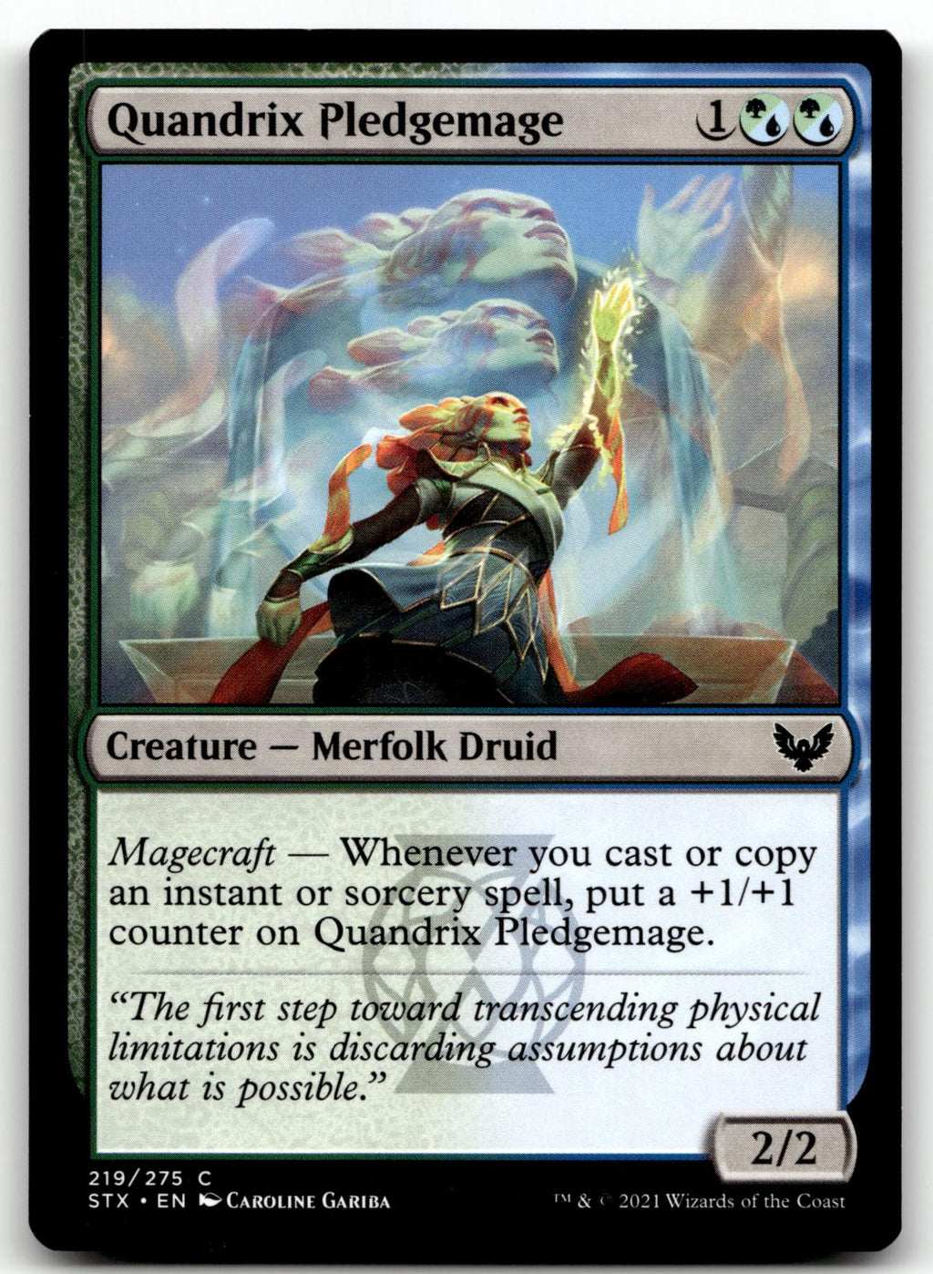 Quandrix Pledgemage 219 Strixhaven: School of Mages Magic: The Gathering NM