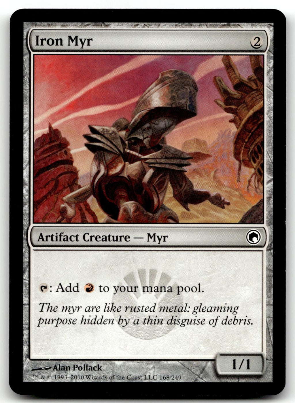 Iron Myr 168 Common Scars of Mirrodin Magic: The Gathering Near Mint