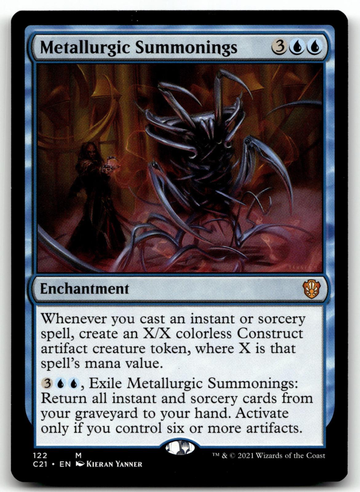 Metallurgic Summonings 122 Mythic Commander 2021 Magic: The Gathering Near Mint