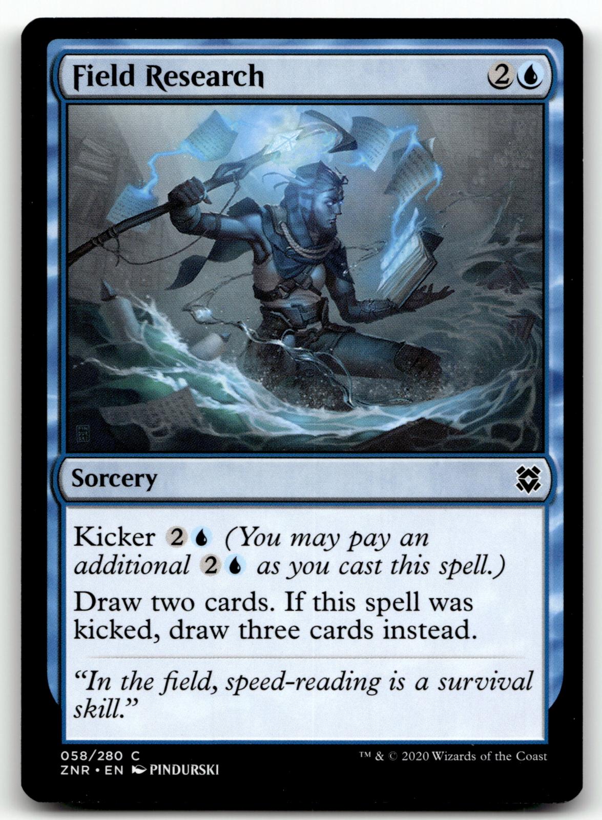 Field Research 58 Common Zendikar Rising Magic: The Gathering Near Mint