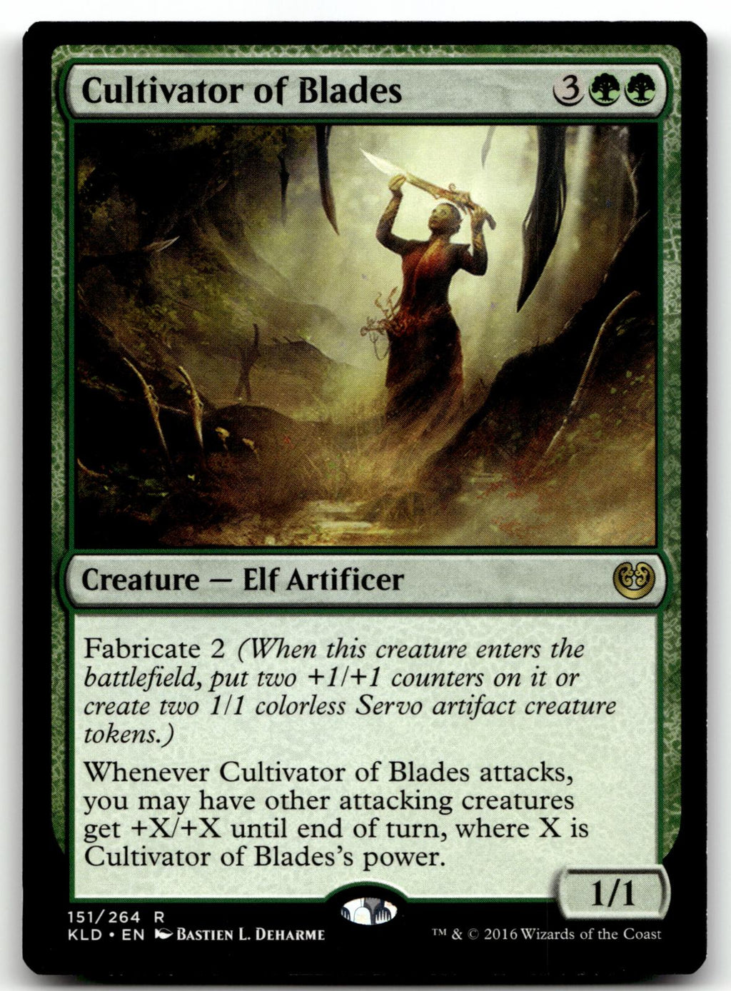 Cultivator of Blades 151 Rare Kaladesh Magic: The Gathering Near Mint