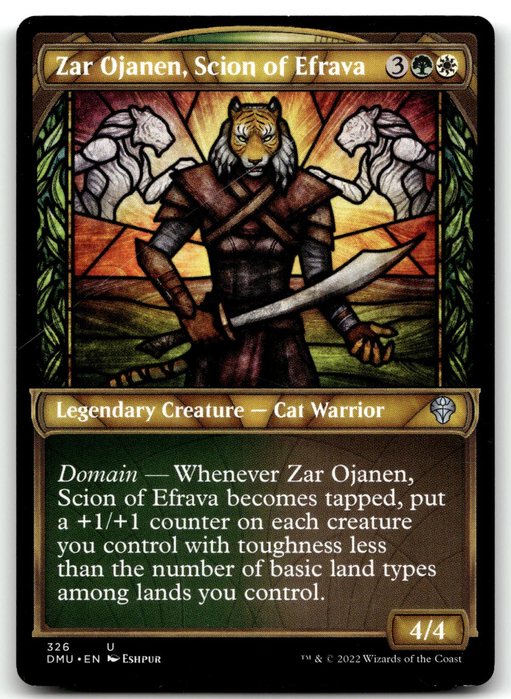 Zar Ojanen, Scion of Efrava (Showcase) 326 Dominaria United Magic: 