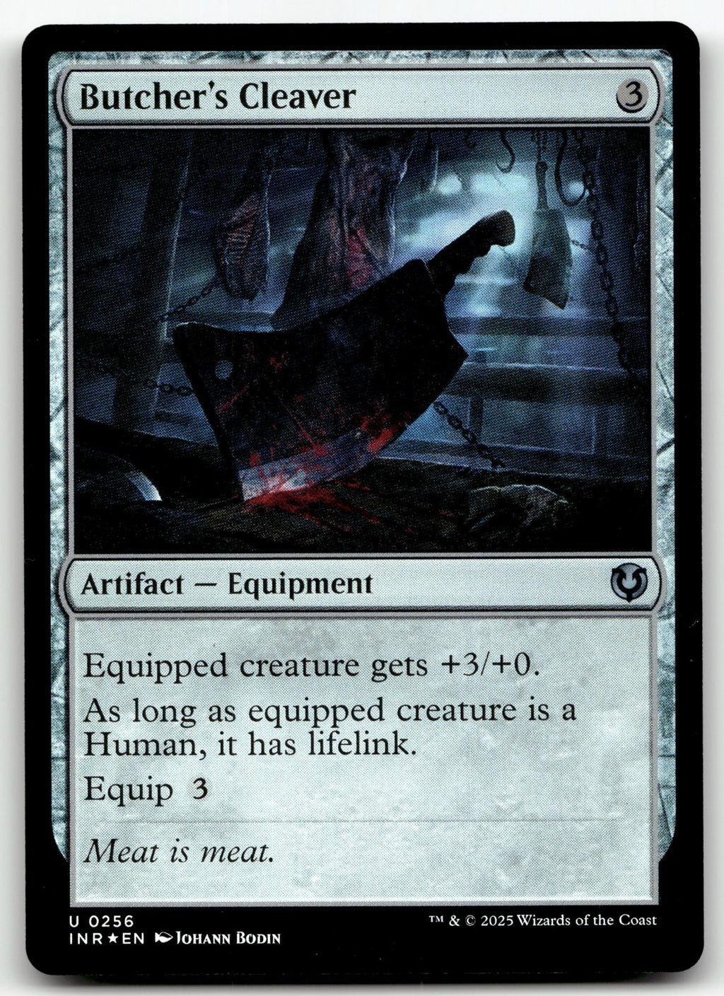 Butcher's Cleaver 256 Uncommon Innistrad Remastered Magic: The Gathering Foil NM