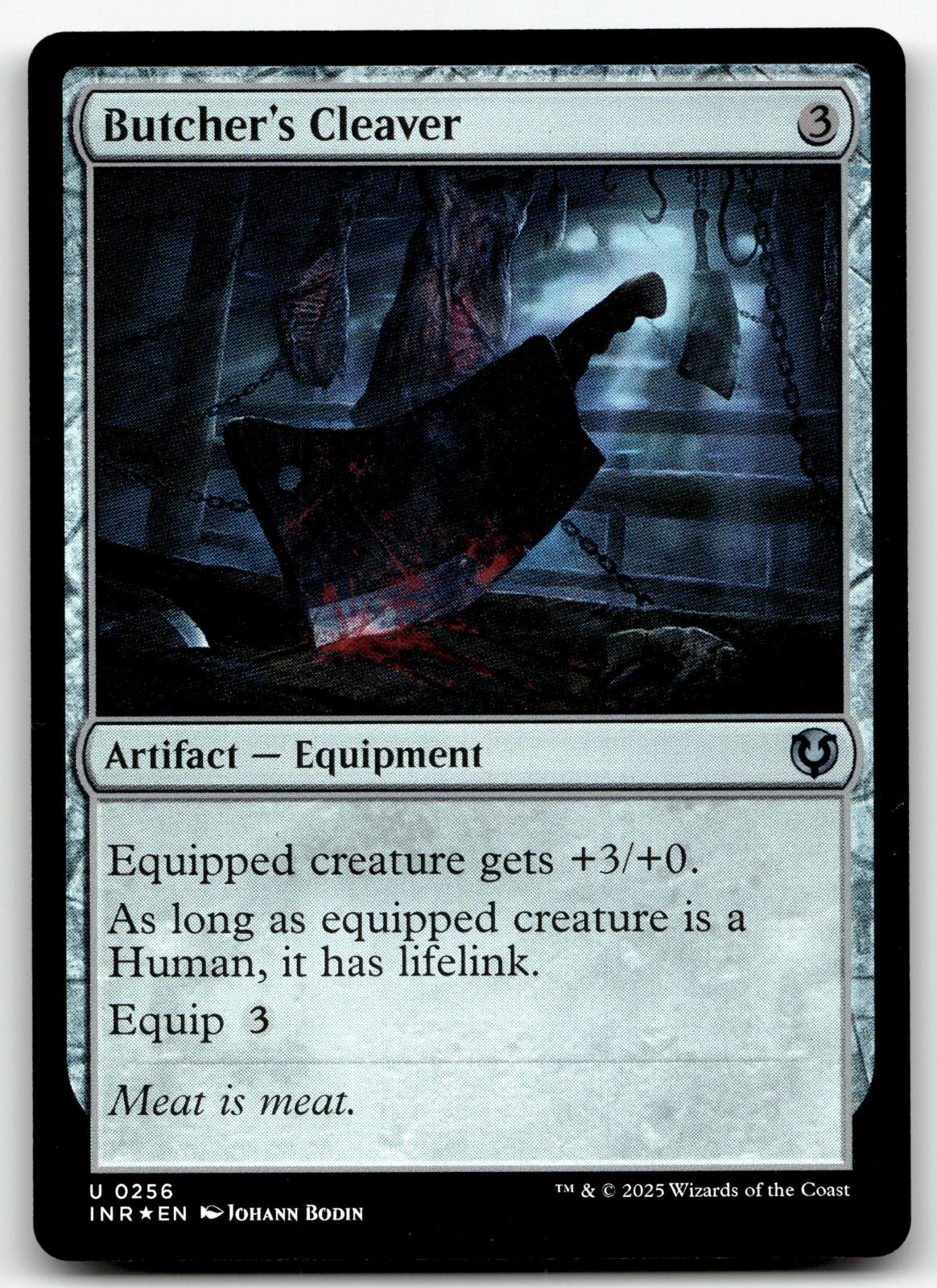 Butcher's Cleaver 256 Uncommon Innistrad Remastered Magic: The Gathering Foil NM