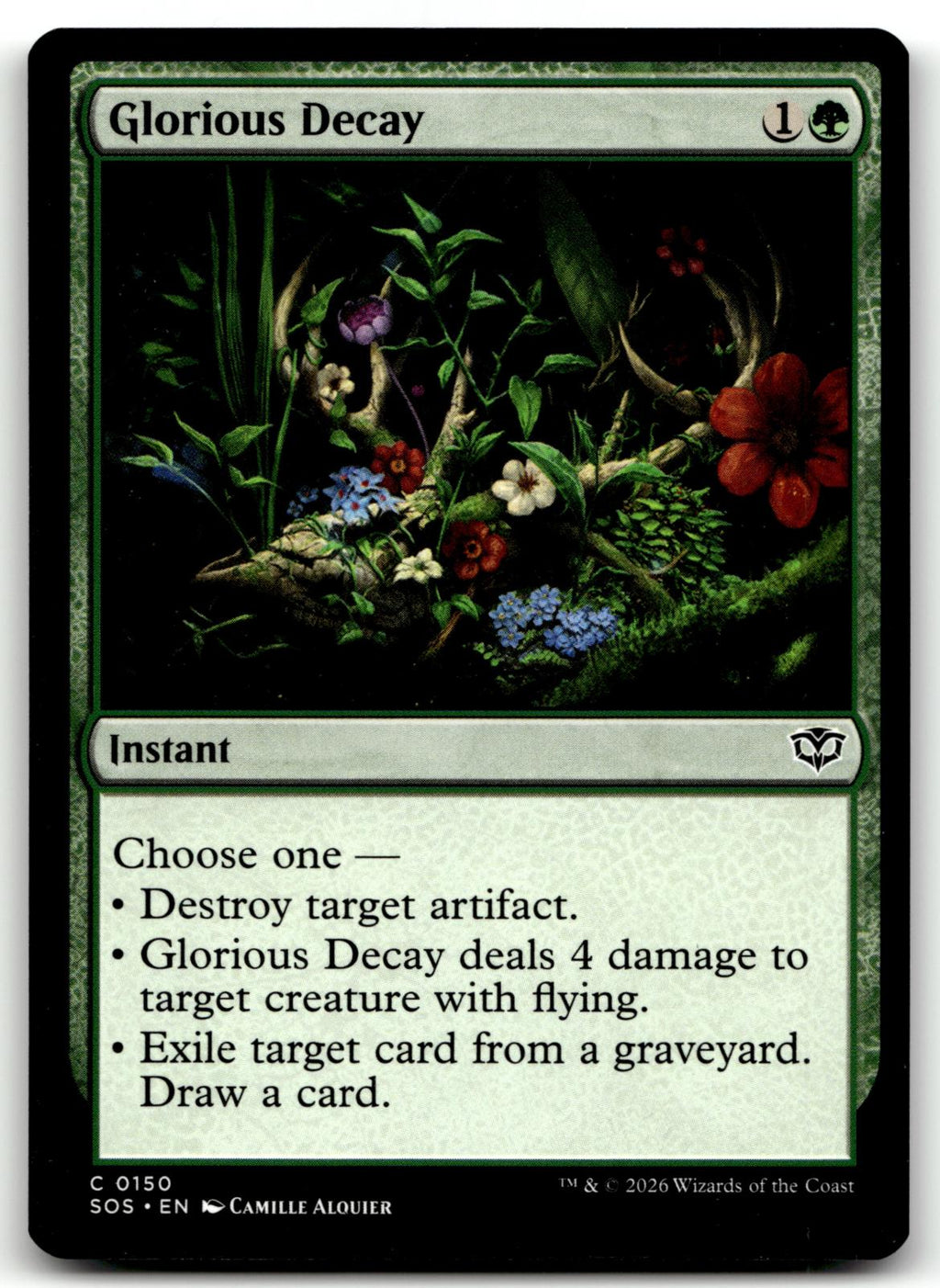 Glorious Decay 150 Common Secrets of Strixhaven Magic: The Gathering Near Mint