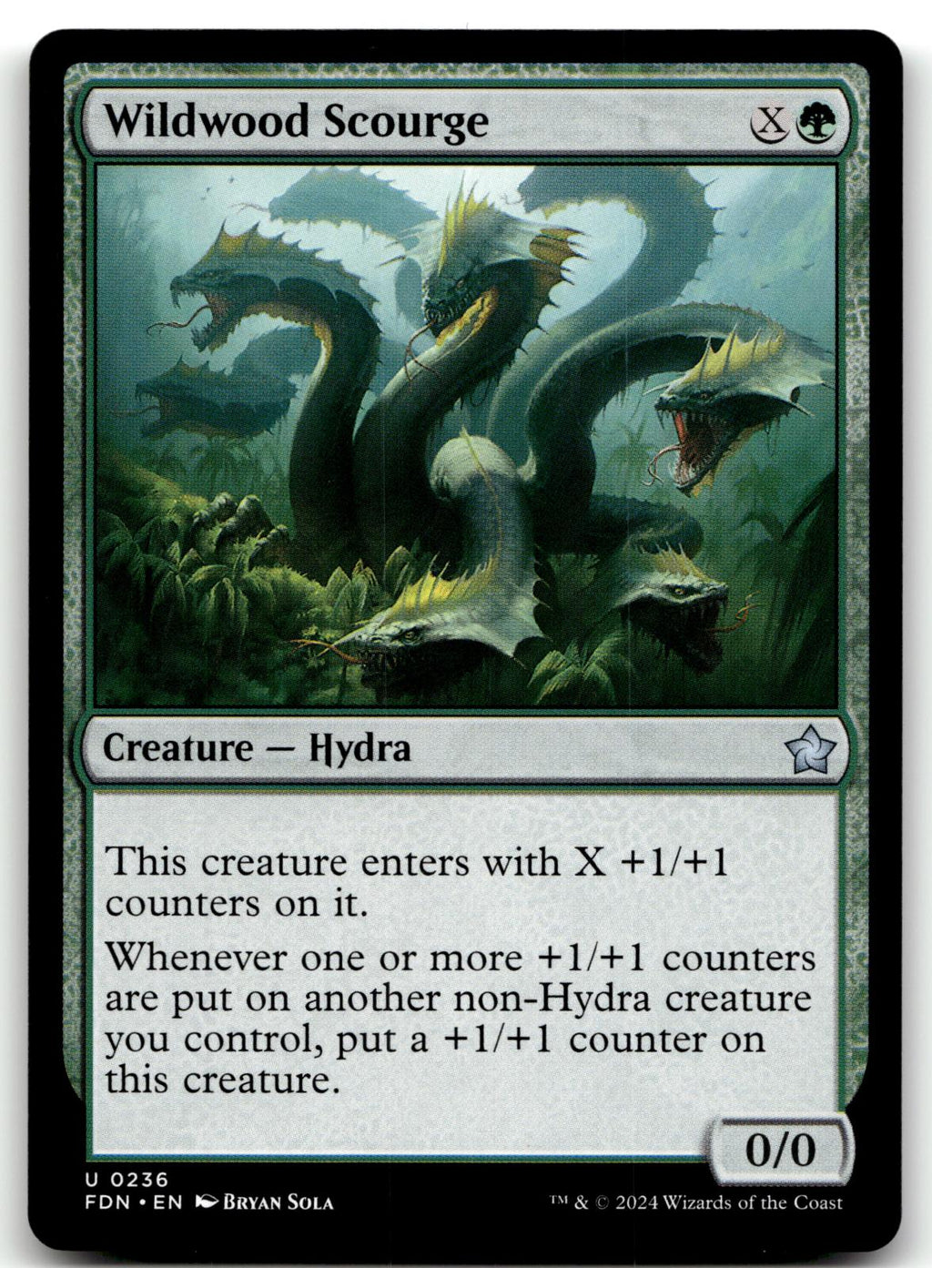 Wildwood Scourge 236 Uncommon Foundations Magic: The Gathering Near Mint