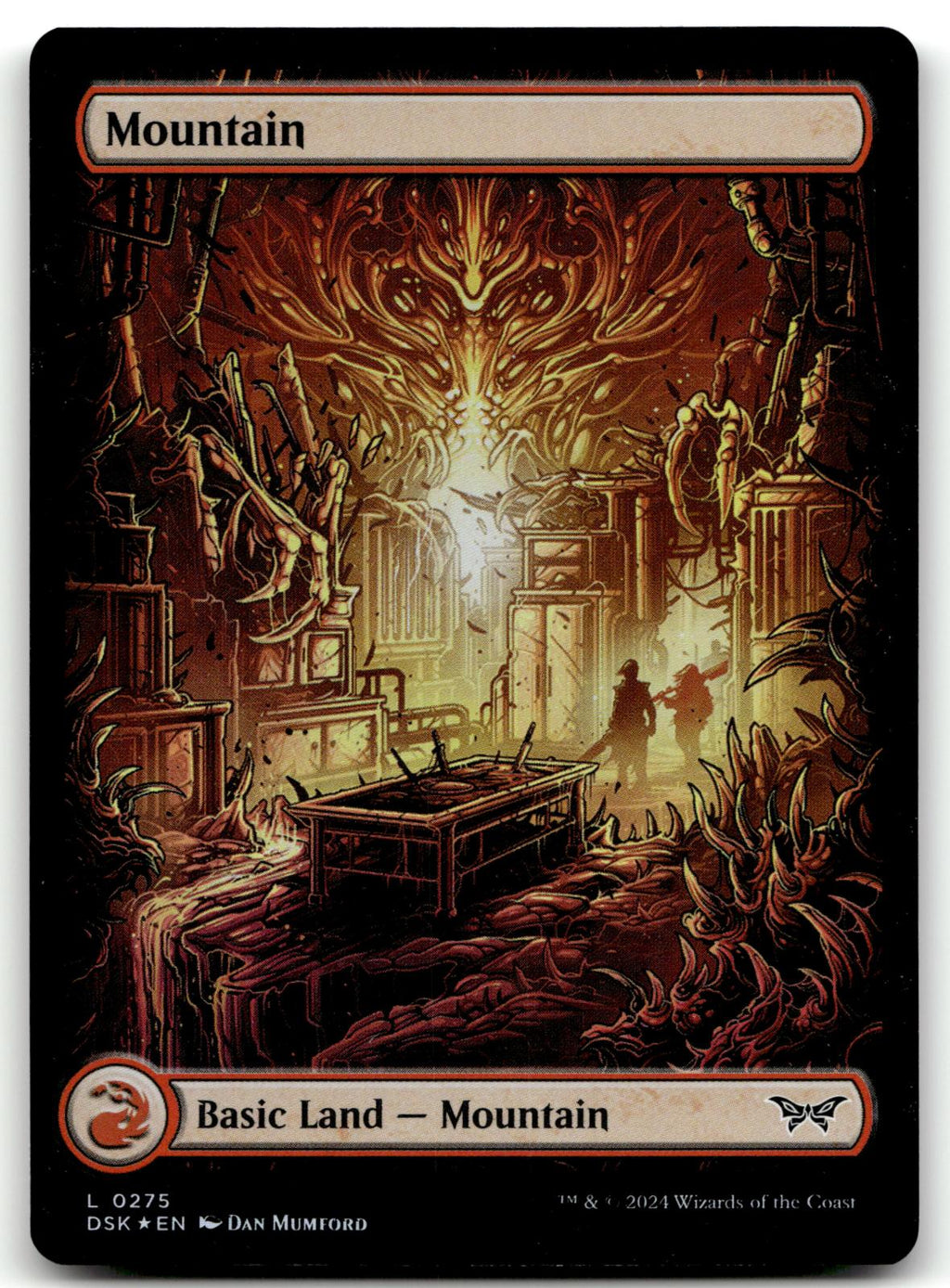 Mountain (0275) - Full Art 275 Duskmourn: House of Horror Magic: The Gathering Foil NM