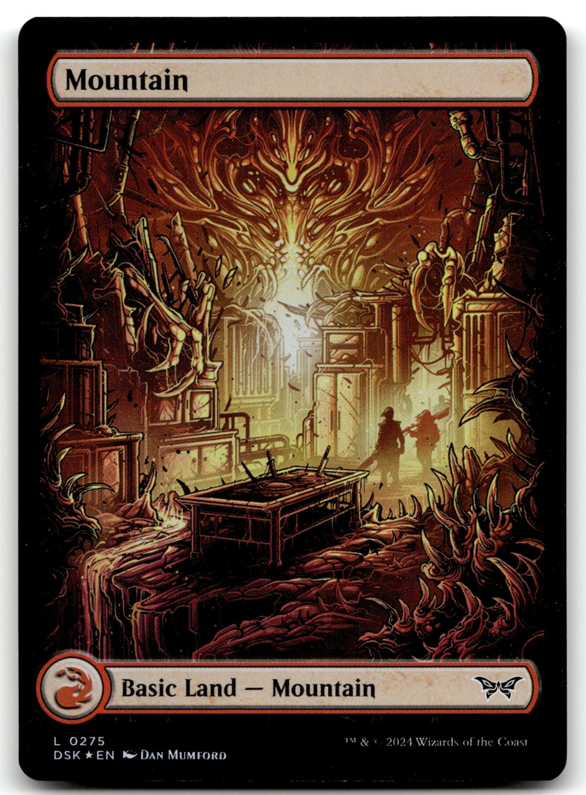 Mountain (0275) - Full Art 275 Duskmourn: House of Horror Magic: The Gathering Foil NM