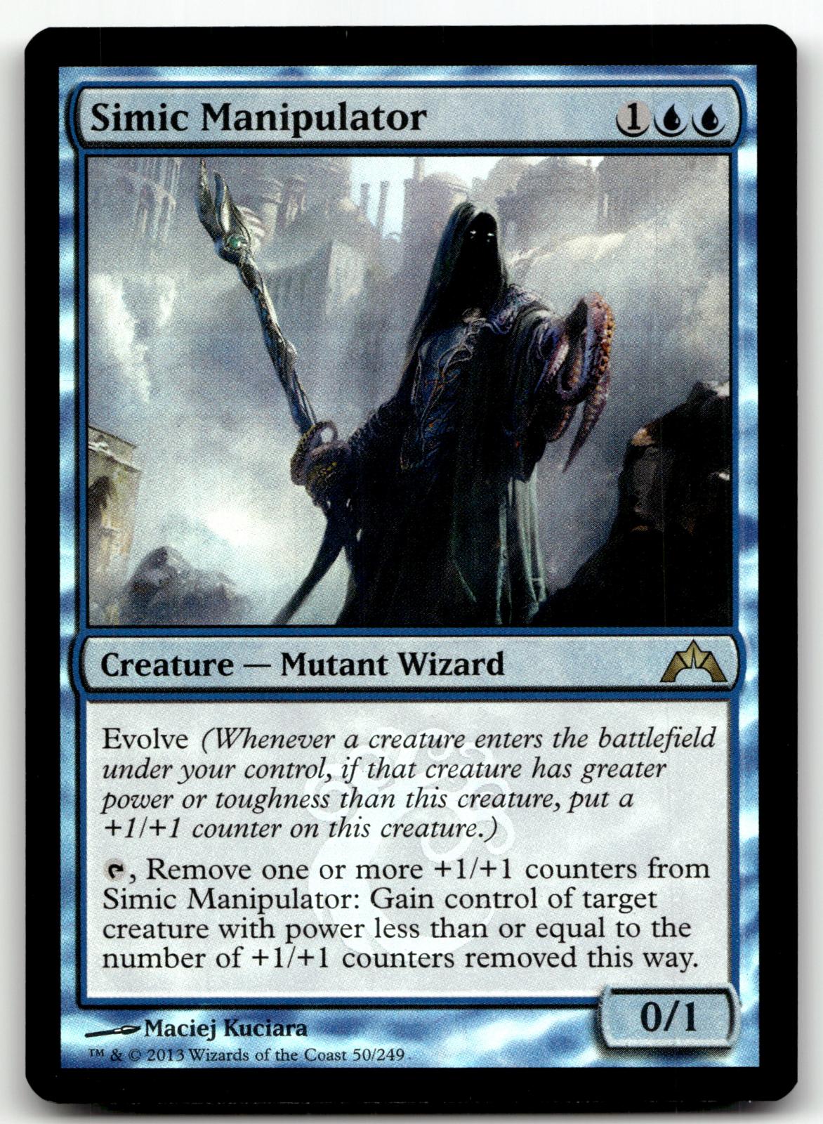 Simic Manipulator 50 Rare Gatecrash Magic: The Gathering Foil Near Mint
