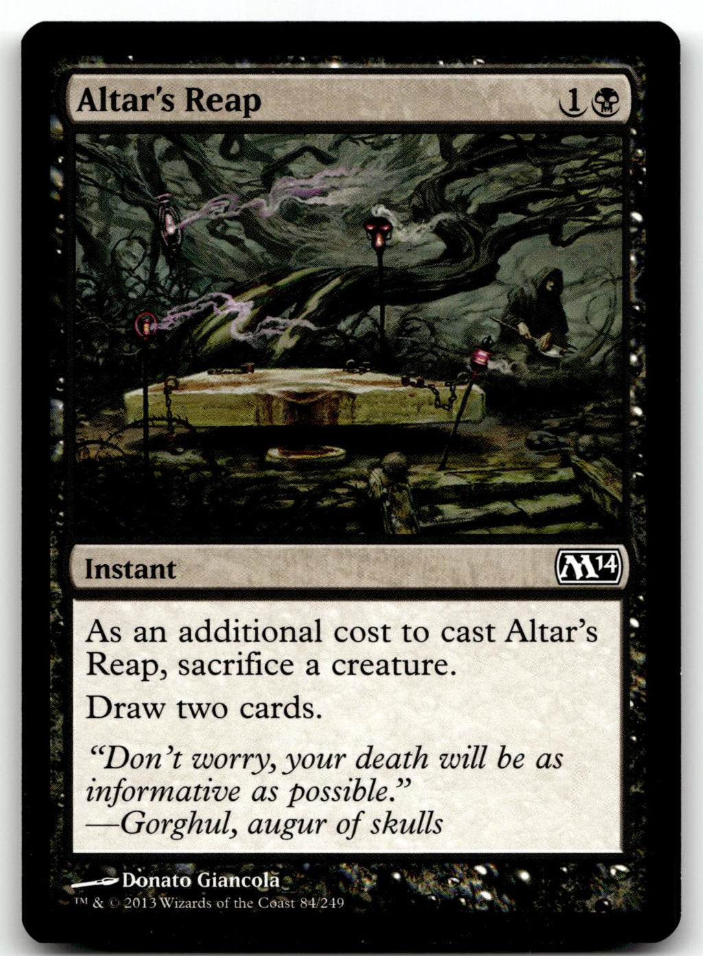 Altar's Reap 84 Common Magic 2014 (M14) Magic: The Gathering Near Mint