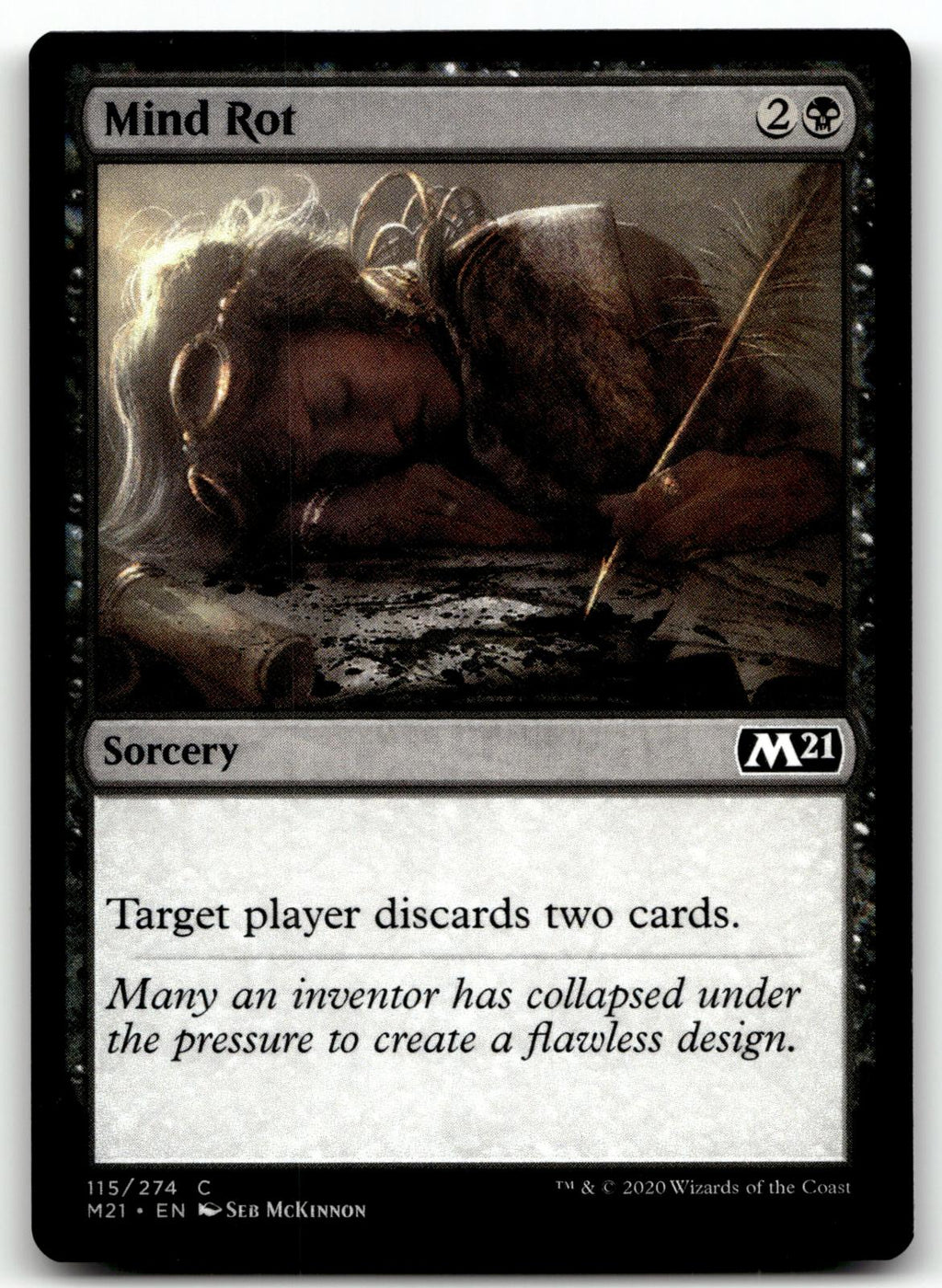 Mind Rot 115 Common Core Set 2021 Magic: The Gathering Near Mint