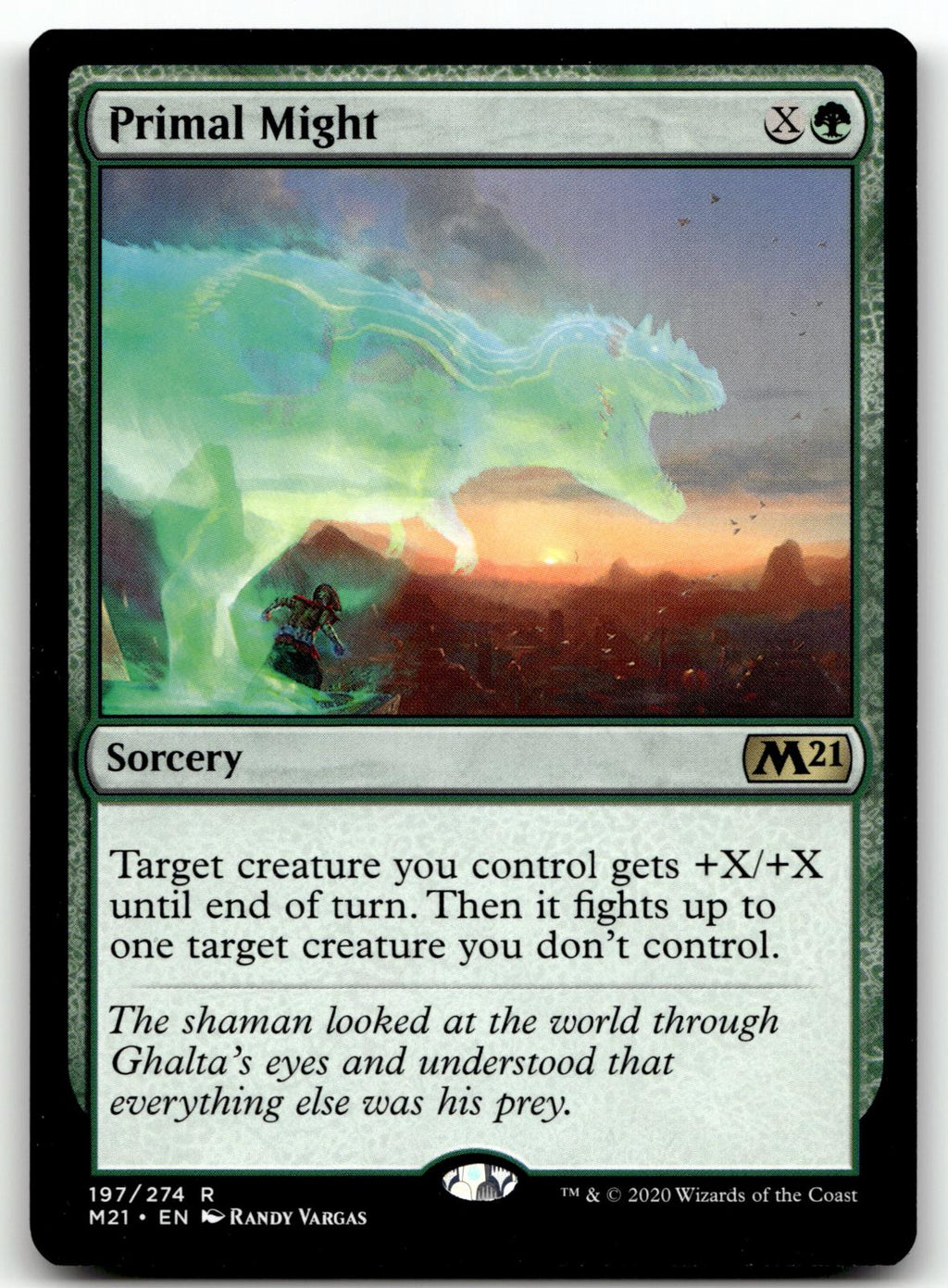 Primal Might 197 Rare Core Set 2021 Magic: The Gathering Near Mint